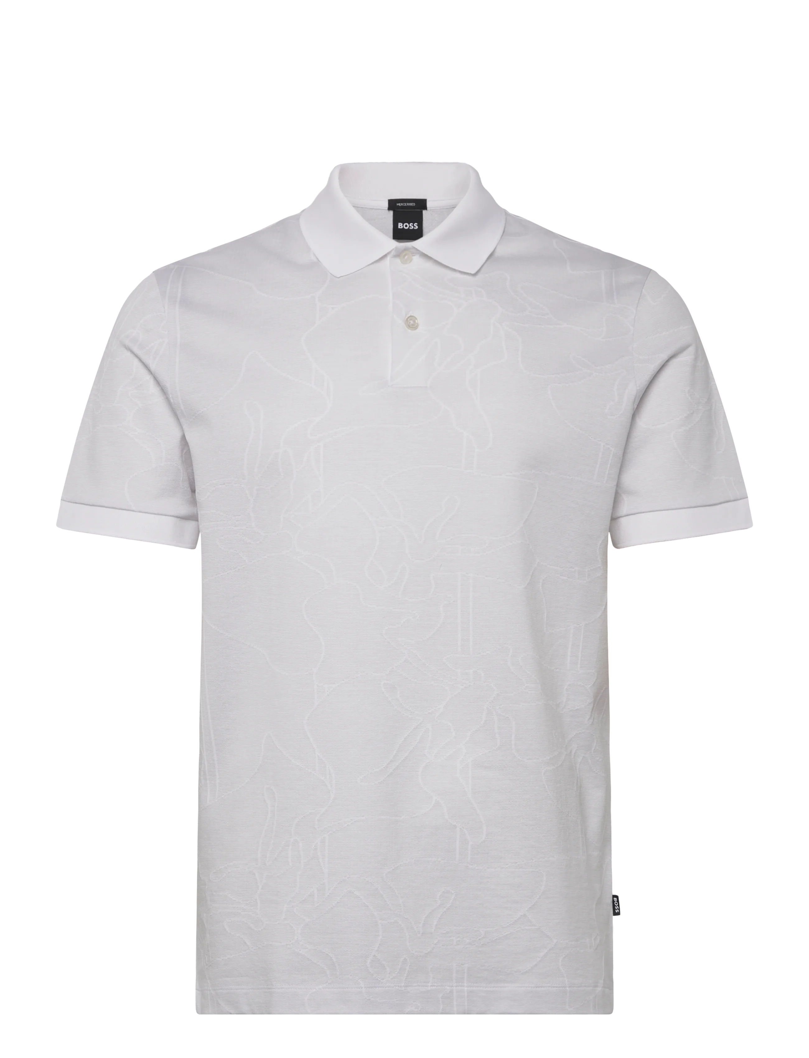 BOSS H-Parlay 233, L, Polos, Weiß - Short-sleeved, Männerswear