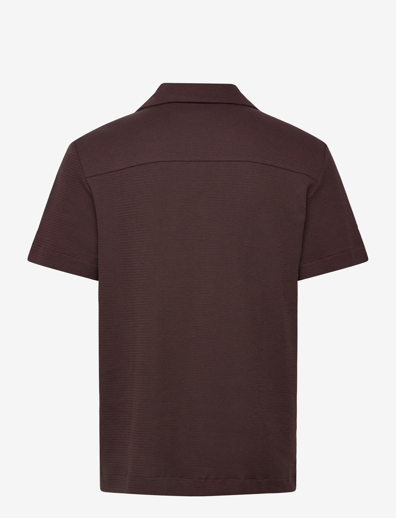 BOSS - C-Pasini 47 - kortärmade skjortor - dark brown - 1