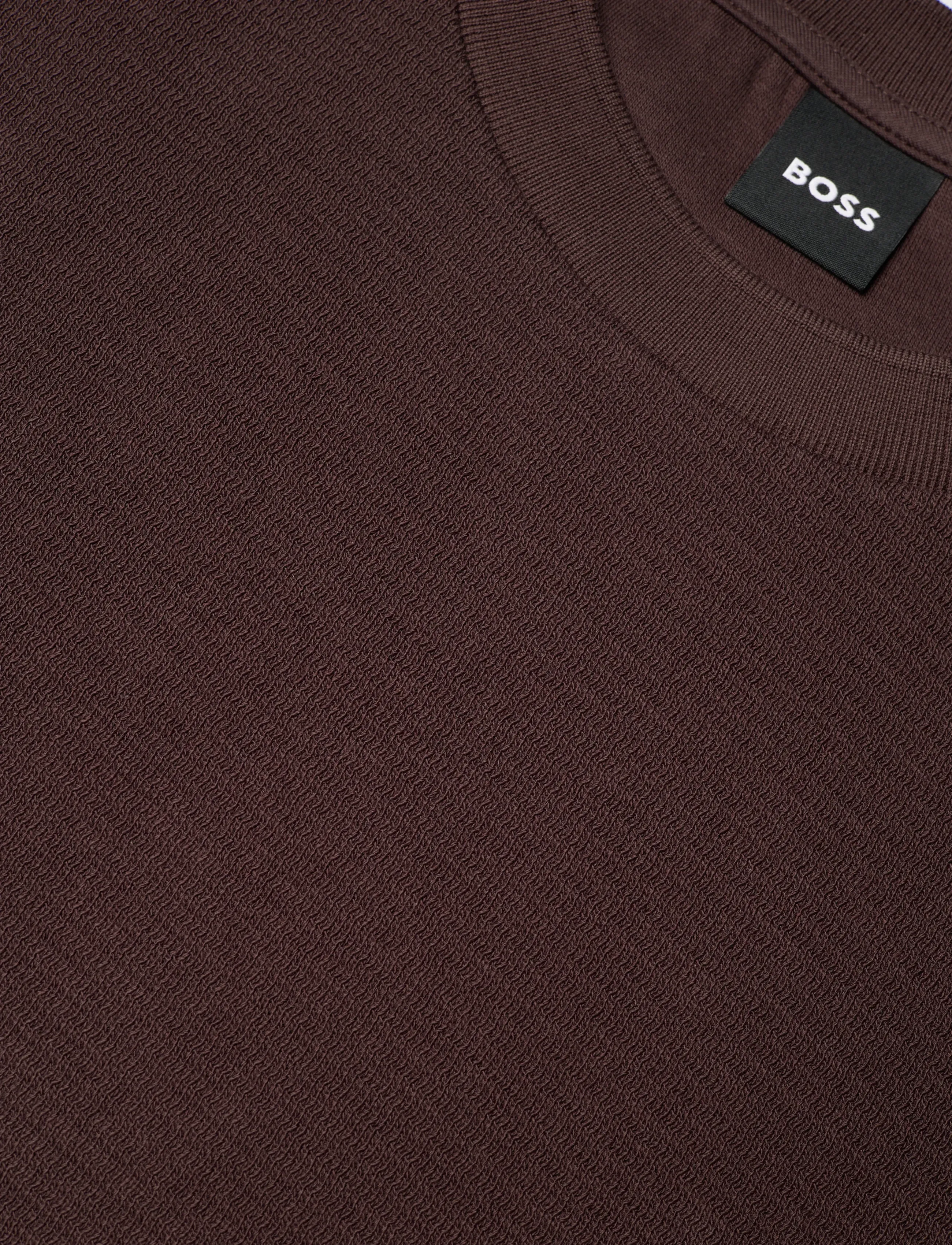 BOSS - C-Tigerman 47 - kortärmade t-shirts - dark brown - 2