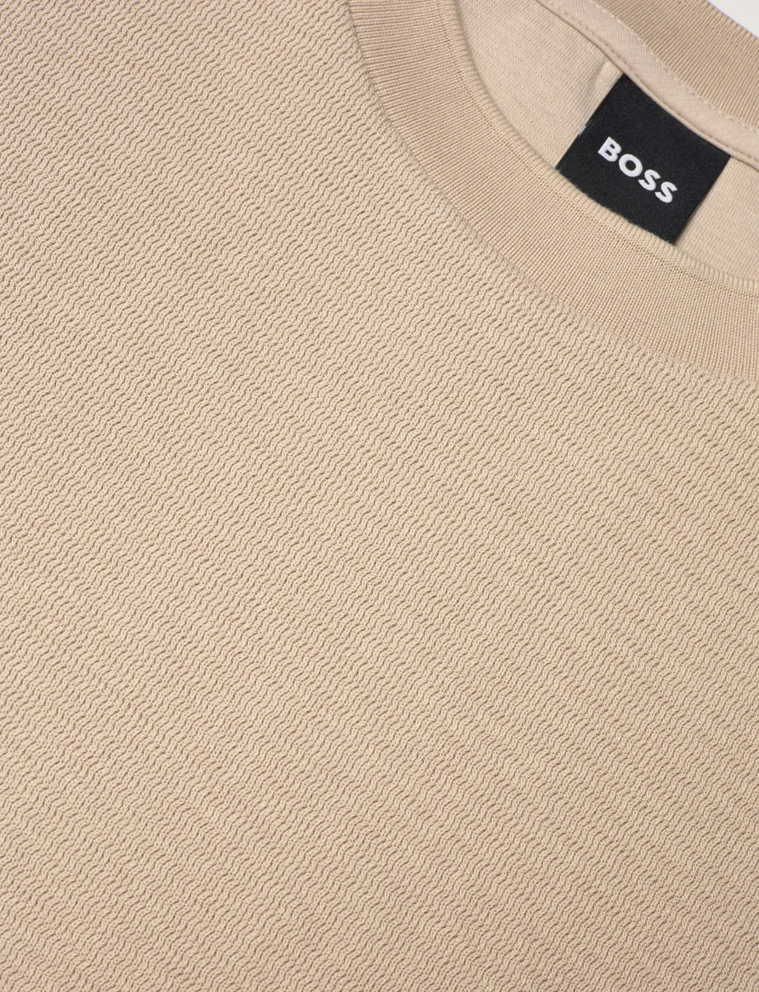 BOSS - C-Tigerman 47 - kortärmade t-shirts - open beige - 2