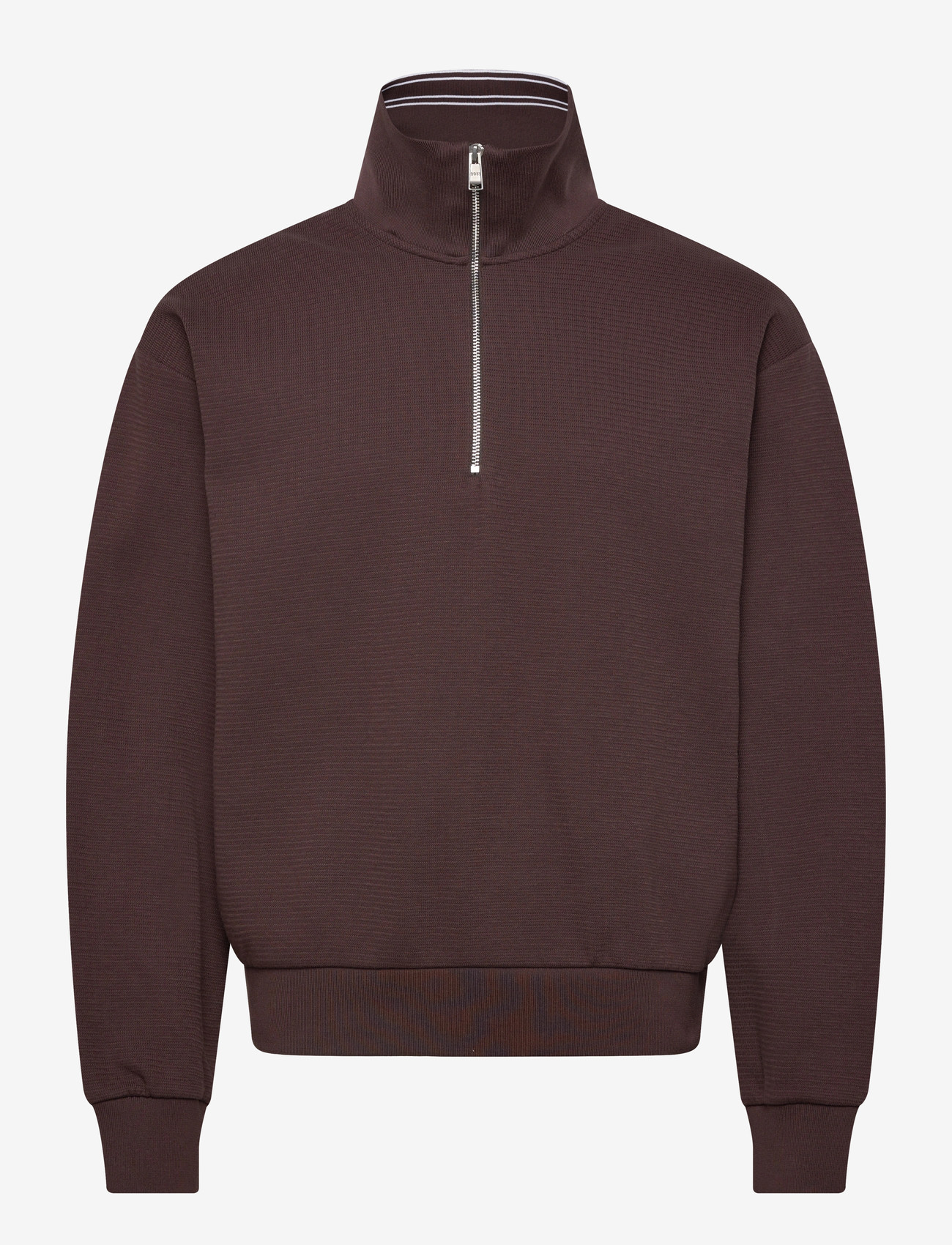 BOSS - C-Seidler 47 - half zip jumpers - dark brown - 0
