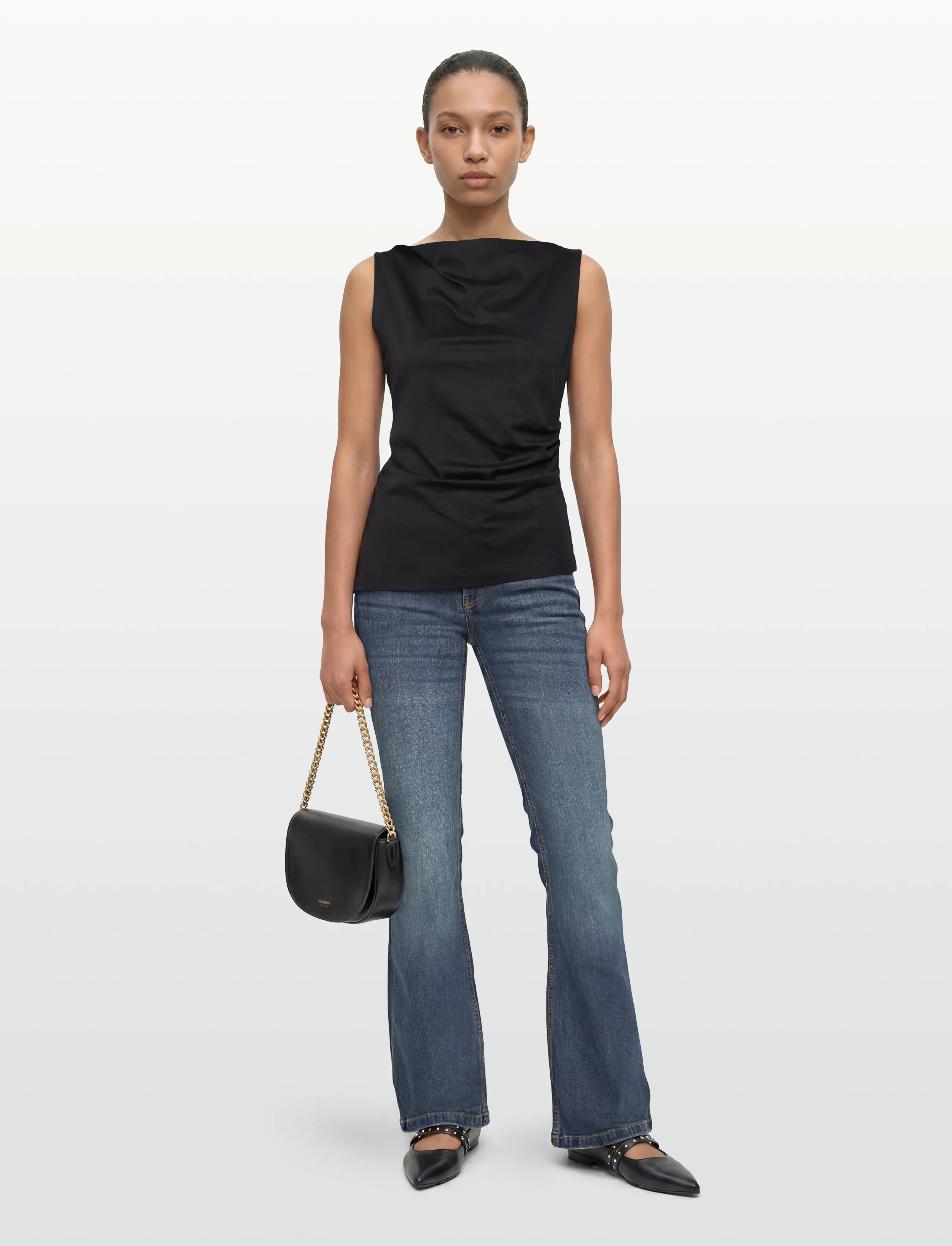 BOSS Emiaka - T-shirts & Toppe - BLACK / black