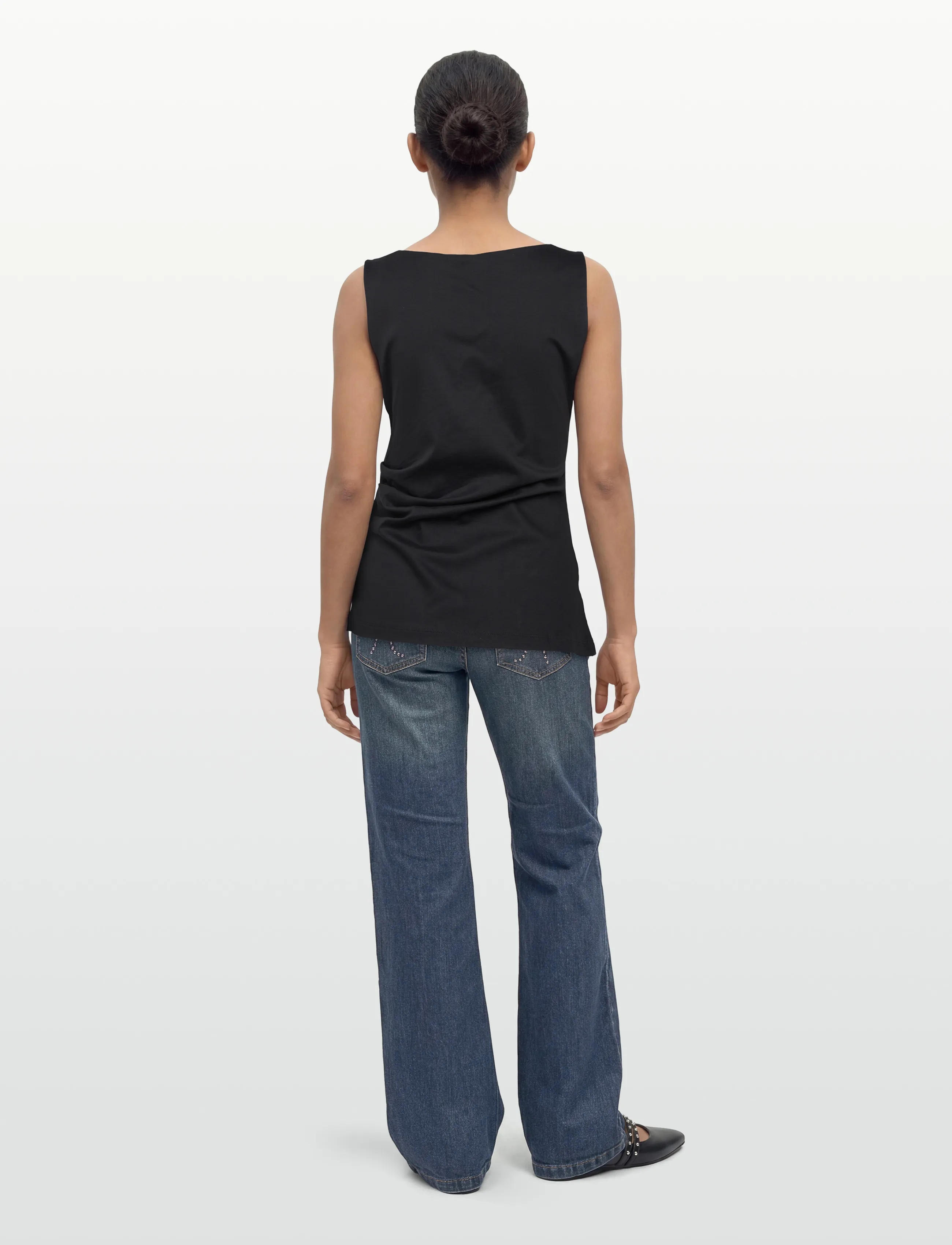 BOSS - Emiaka - sleeveless tops - black - 5