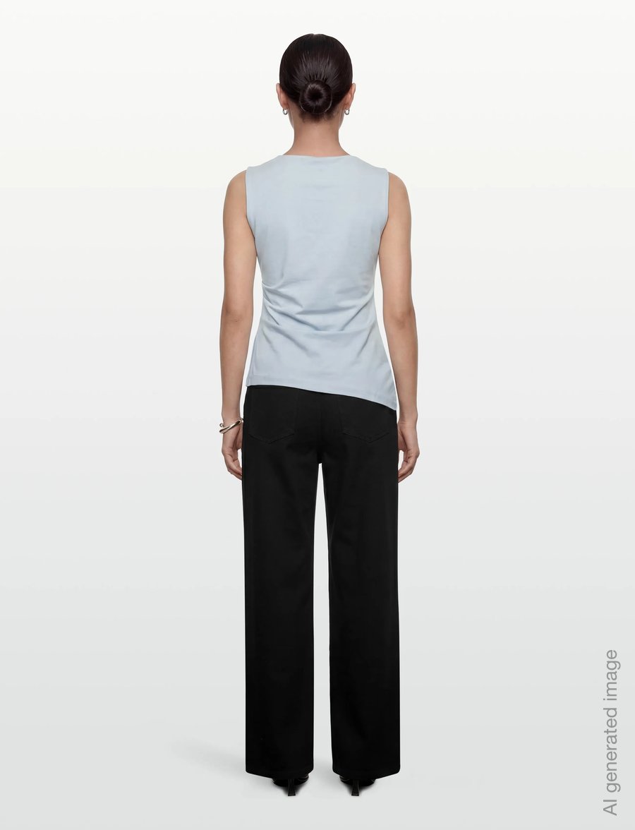 BOSS - Emiaka - linnen - open blue - 5