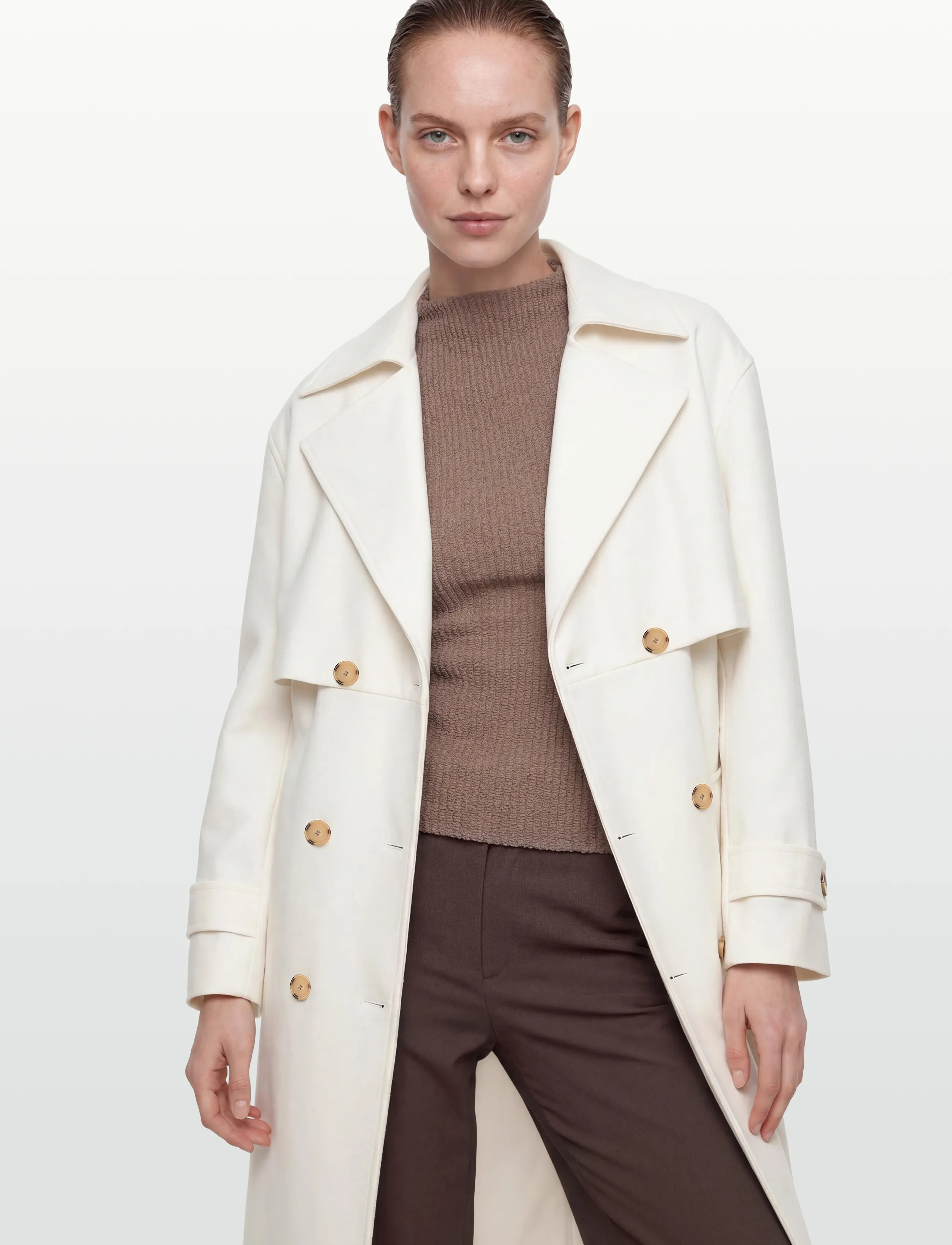 BOSS - Chandra - trenssit - open white - 5