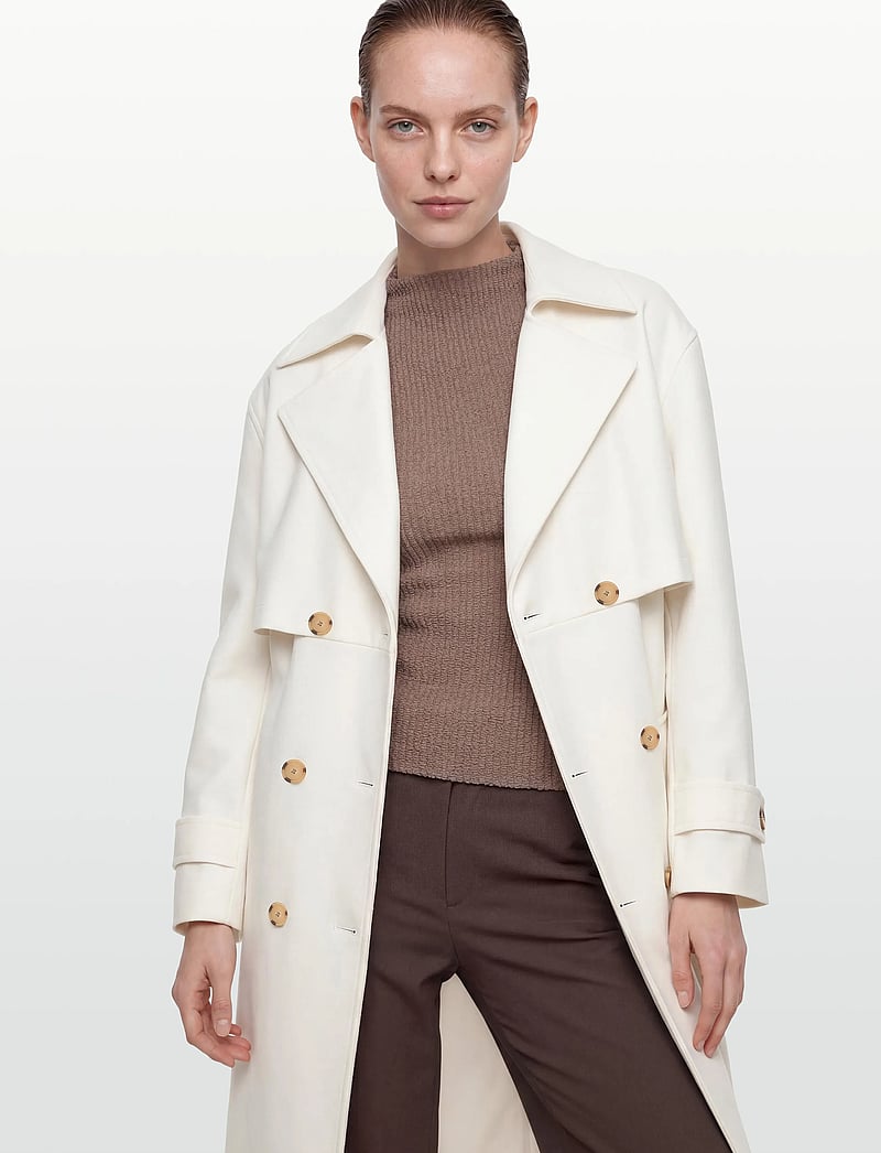 BOSS - Chandra - trenchcoats - open white - 5