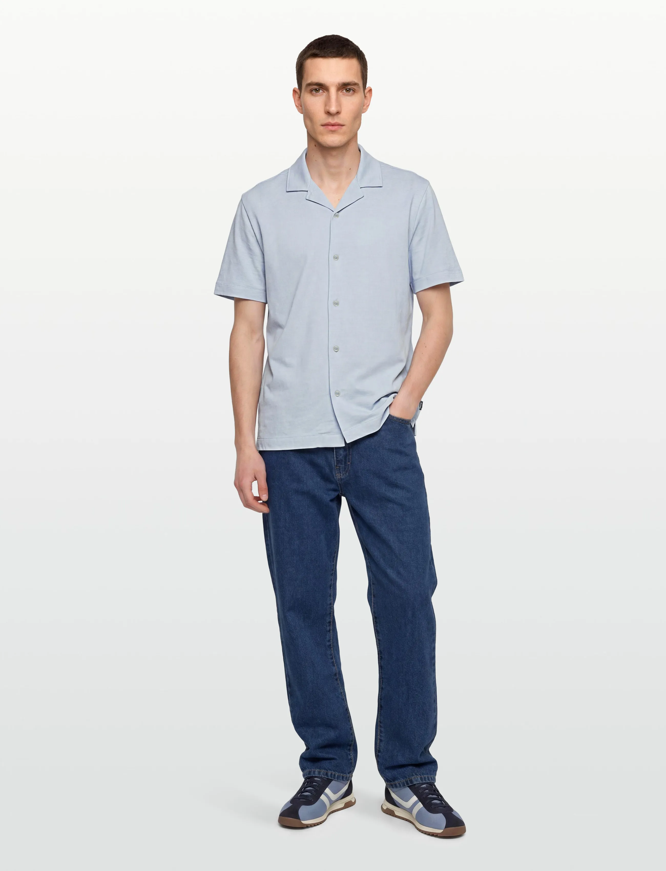 BOSS H-Powell 235 - Lühikeste varrukatega särgid - LIGHT/PASTEL BLUE / blue
