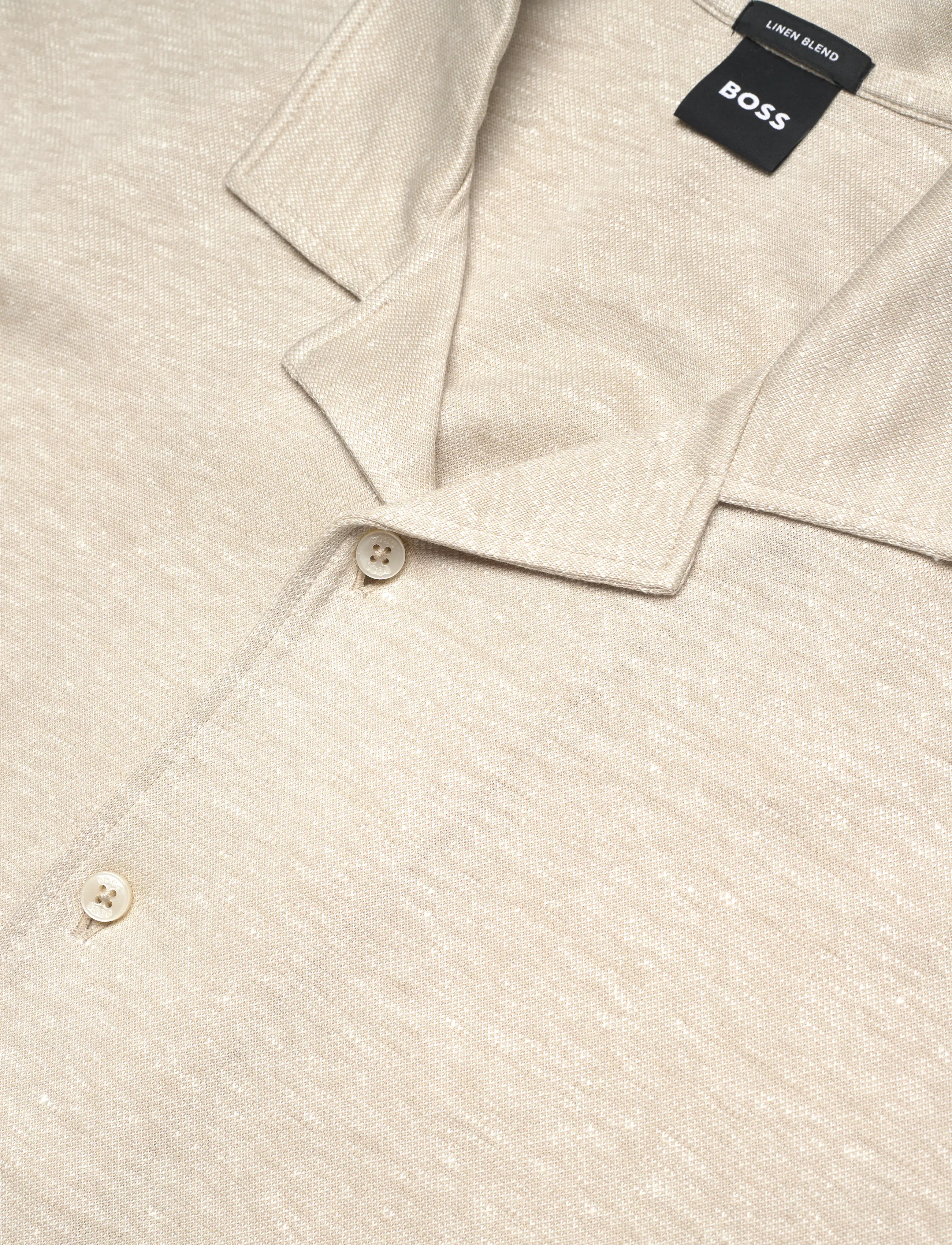BOSS - H-Powell 235 - leinenhemden - open beige - 3