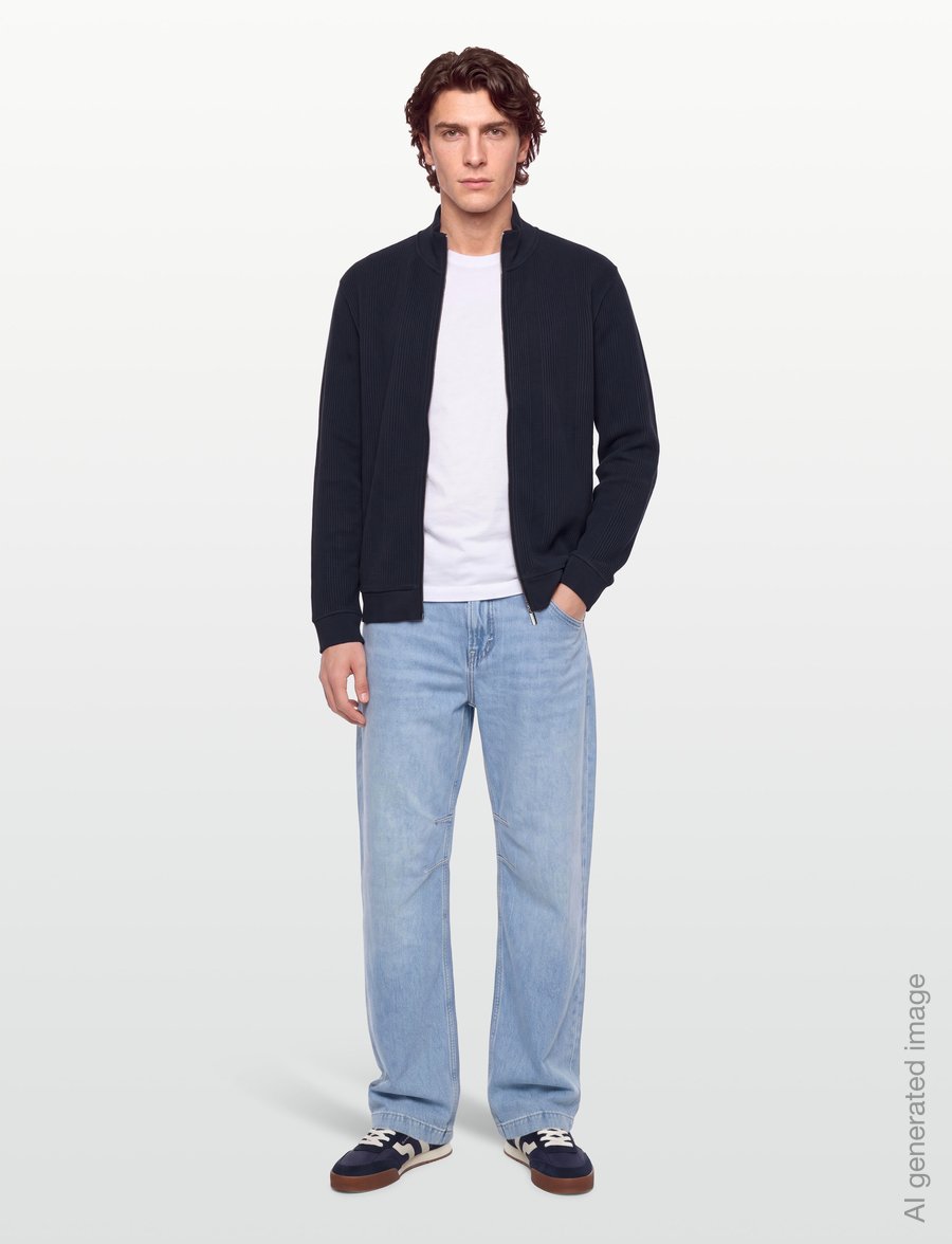 BOSS - Structure Zip Jacket - vestes d’automne - dark blue - 0