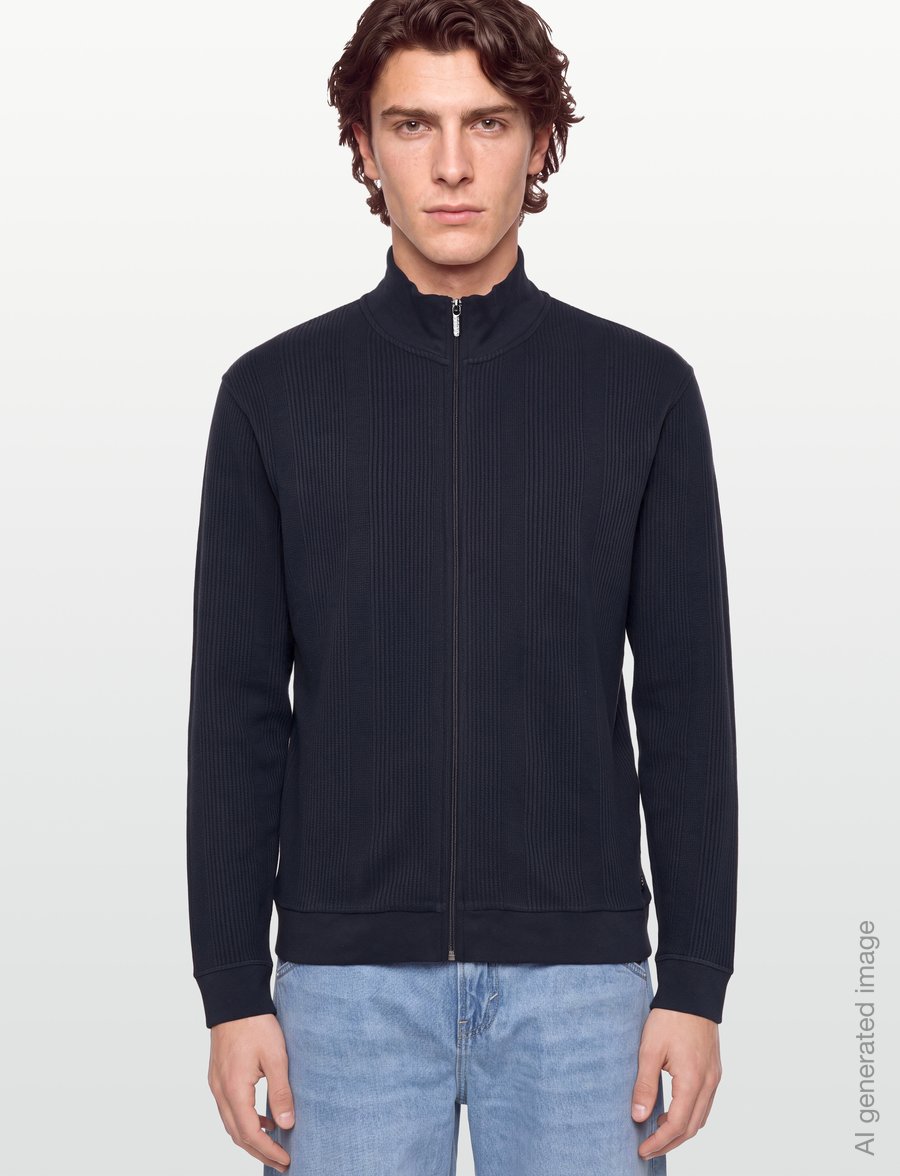 BOSS - Structure Zip Jacket - vestes d’automne - dark blue - 3