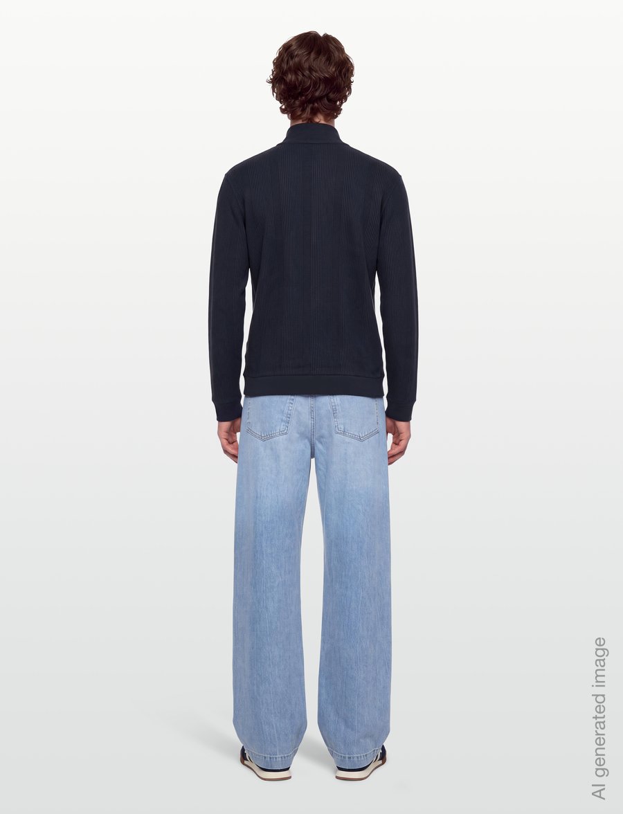 BOSS - Structure Zip Jacket - vestes d’automne - dark blue - 4