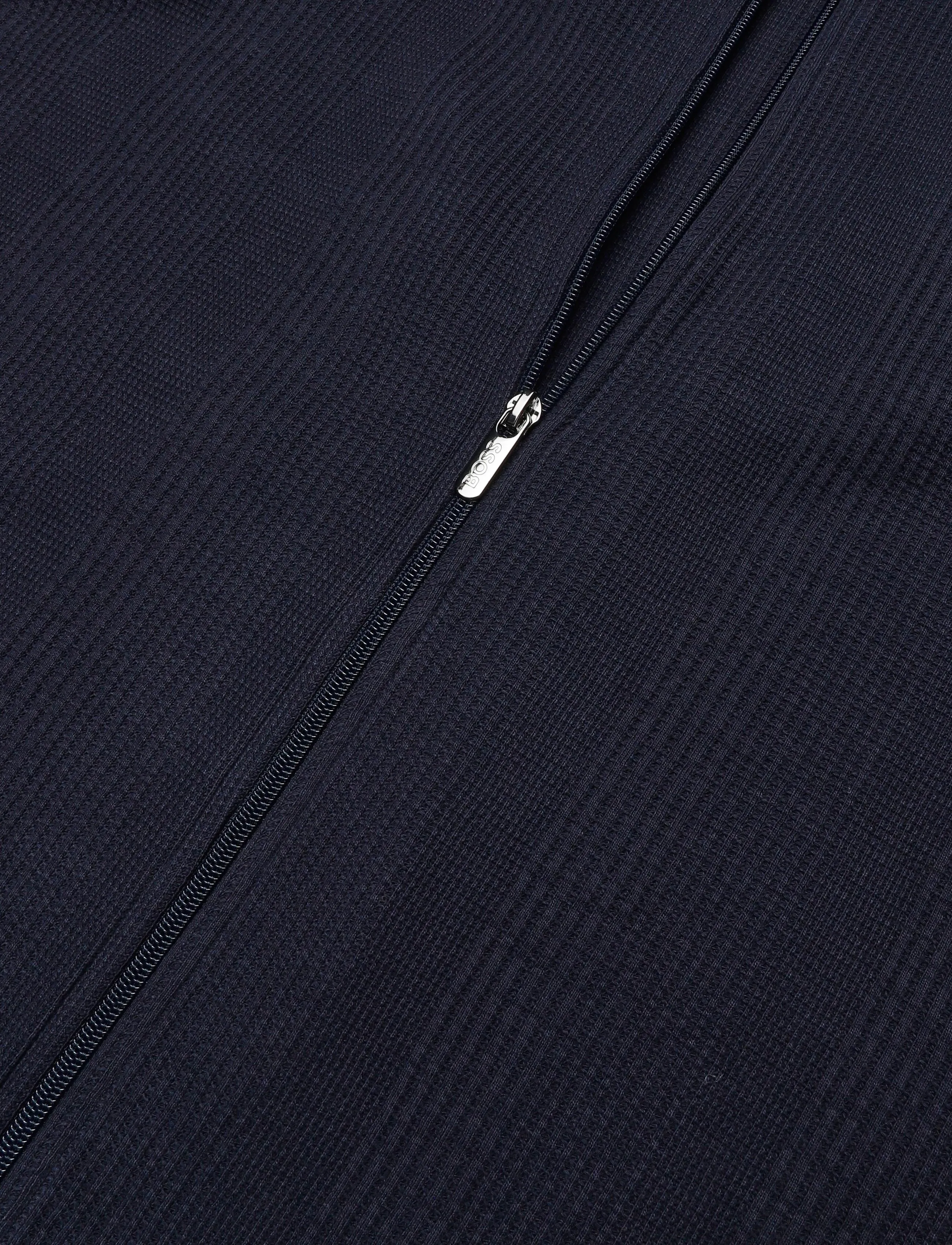 BOSS - Structure Zip Jacket - herbstjacken - dark blue - 3