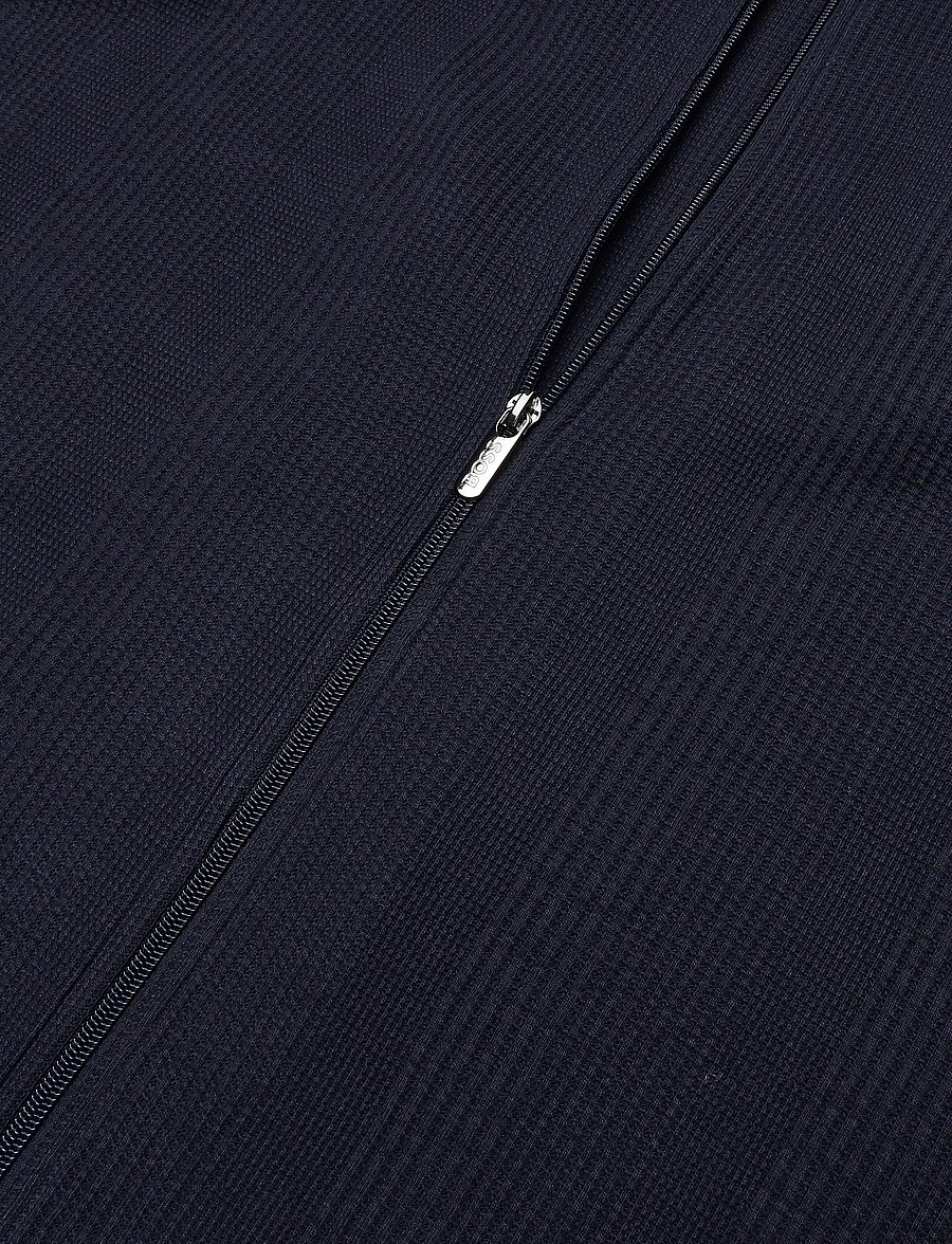 BOSS - Structure Zip Jacket - herbstjacken - dark blue - 3