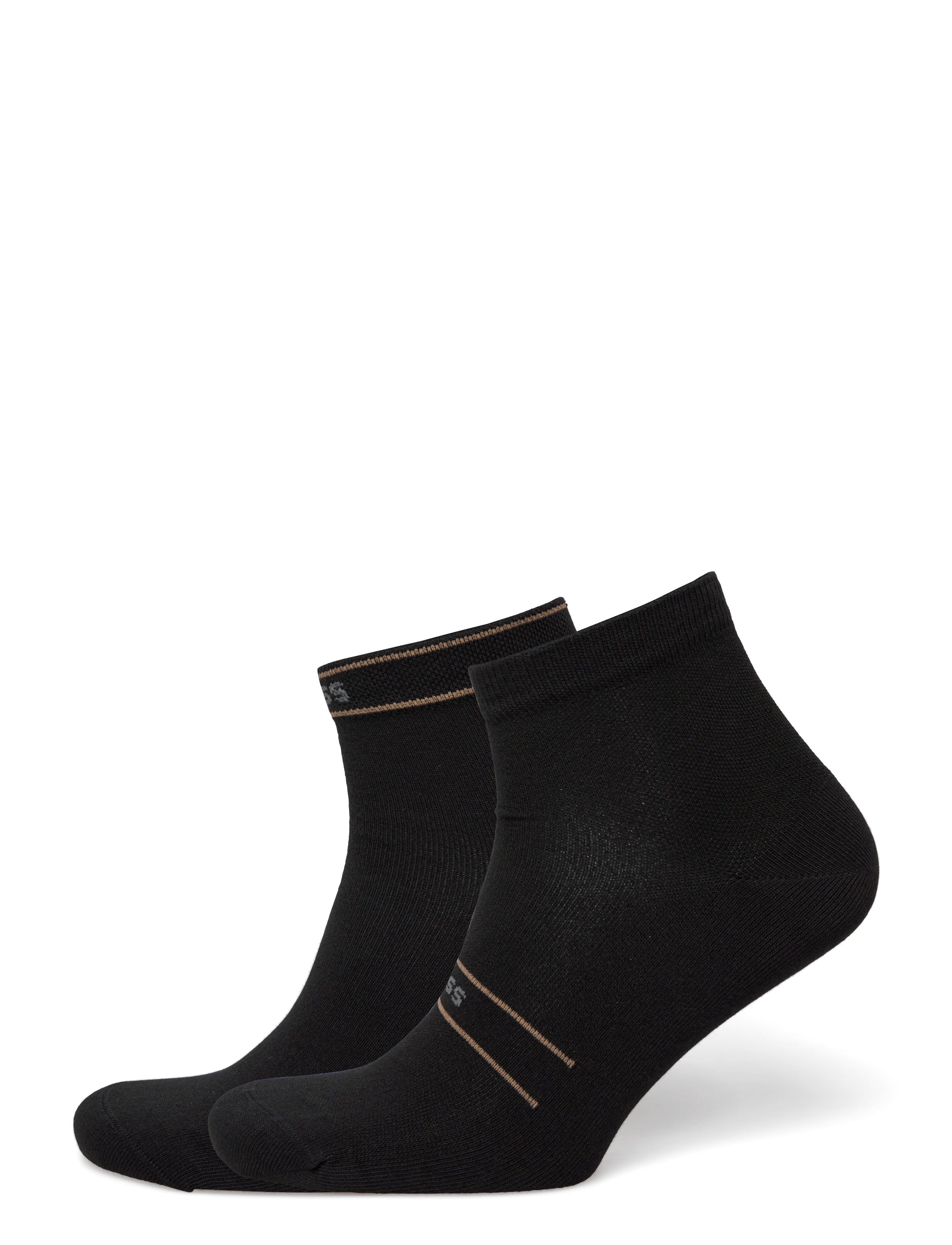 BOSS 2P SH Piquet CC - Sneackersocken - BLACK / black