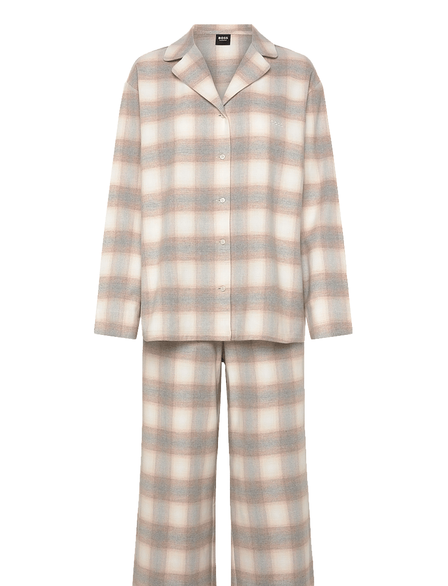 BOSS - Winter White Pyjama - pyjamas - open white - 0
