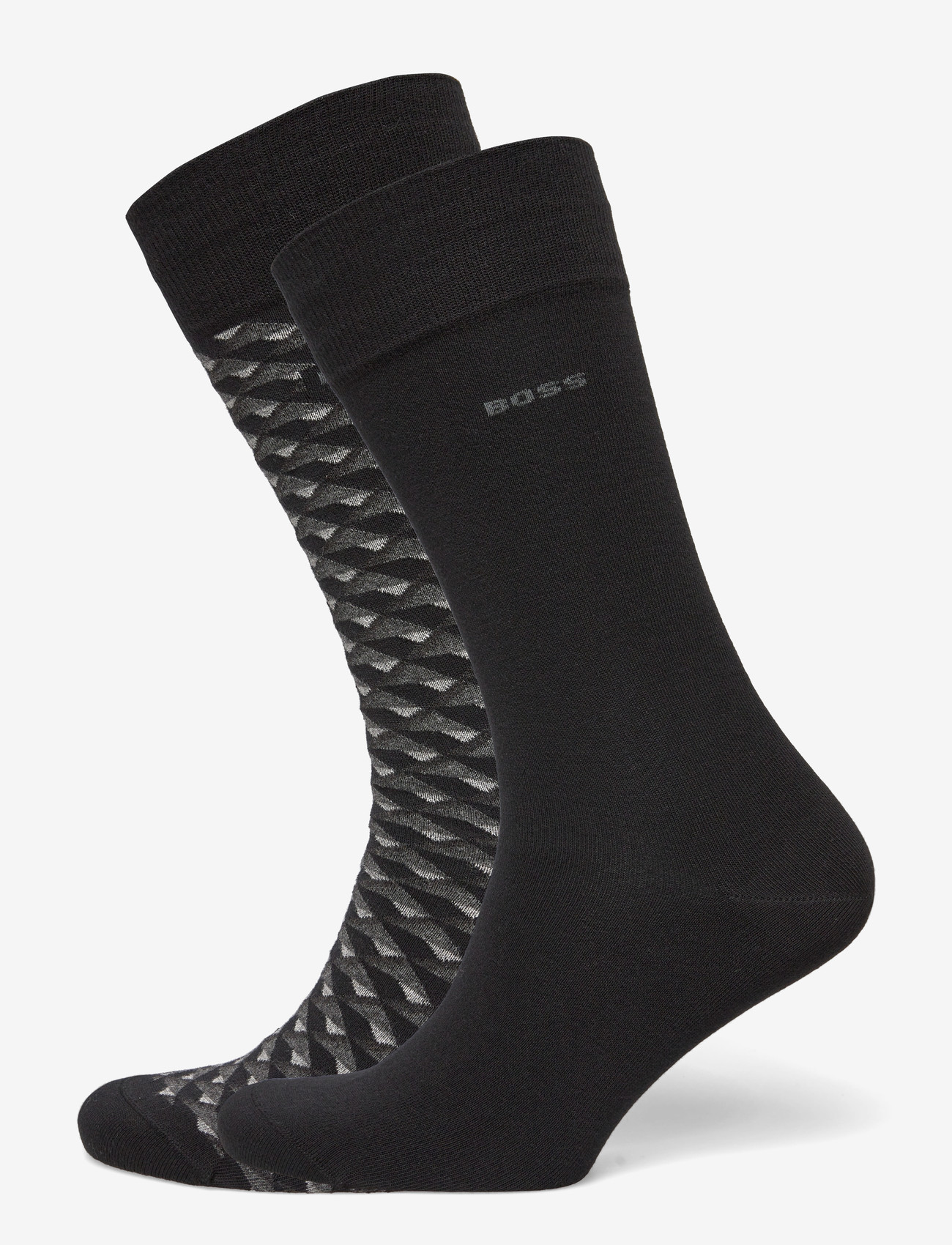 BOSS - 2PRS Minipattern CC - crew-socken - black - 0