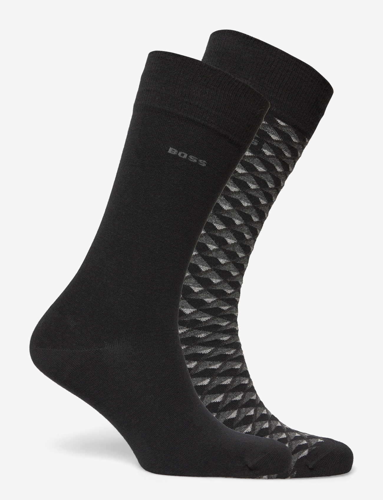 BOSS - 2PRS Minipattern CC - crew-socken - black - 1