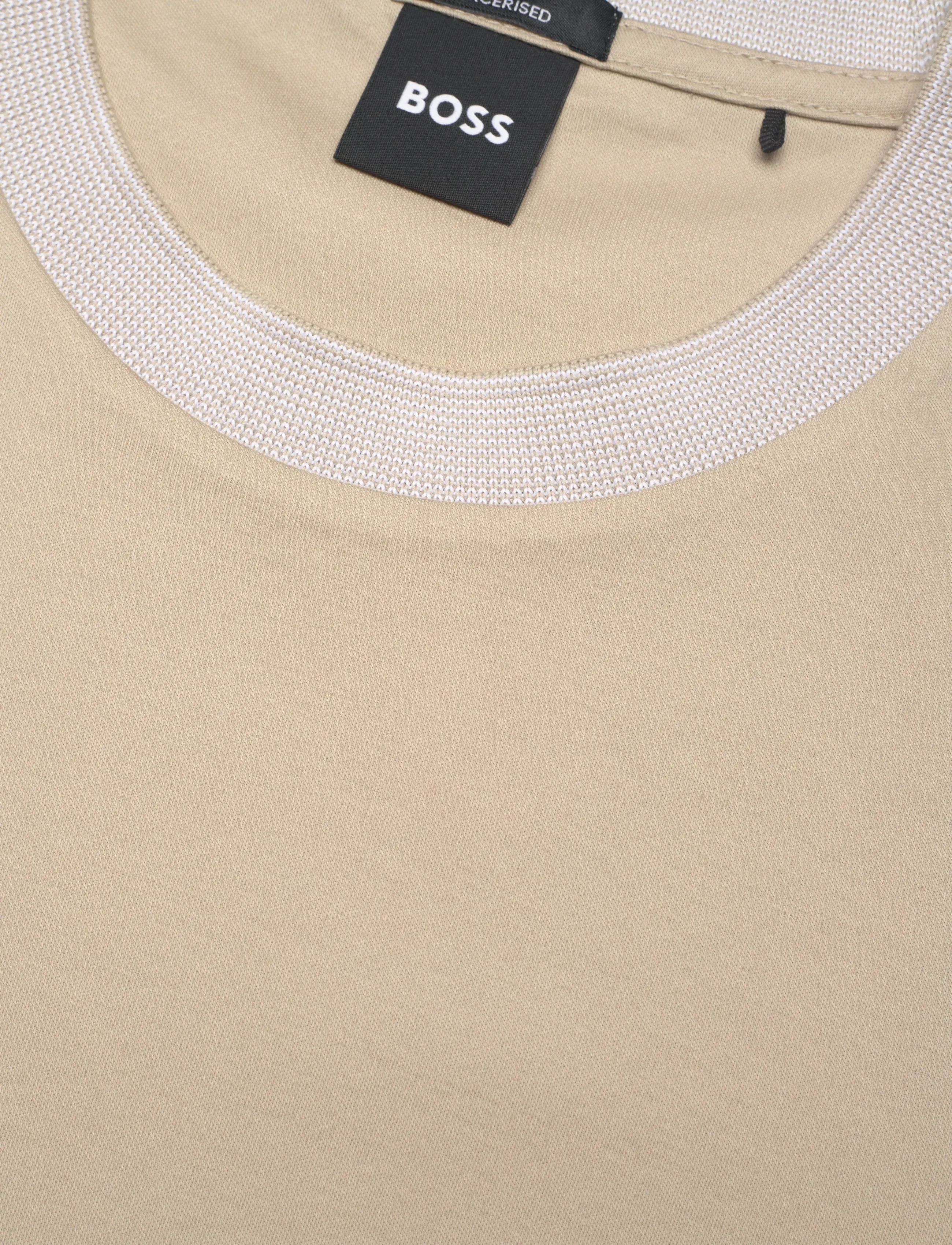 BOSS - H-Tessler 238 - short-sleeved t-shirts - open beige - 2
