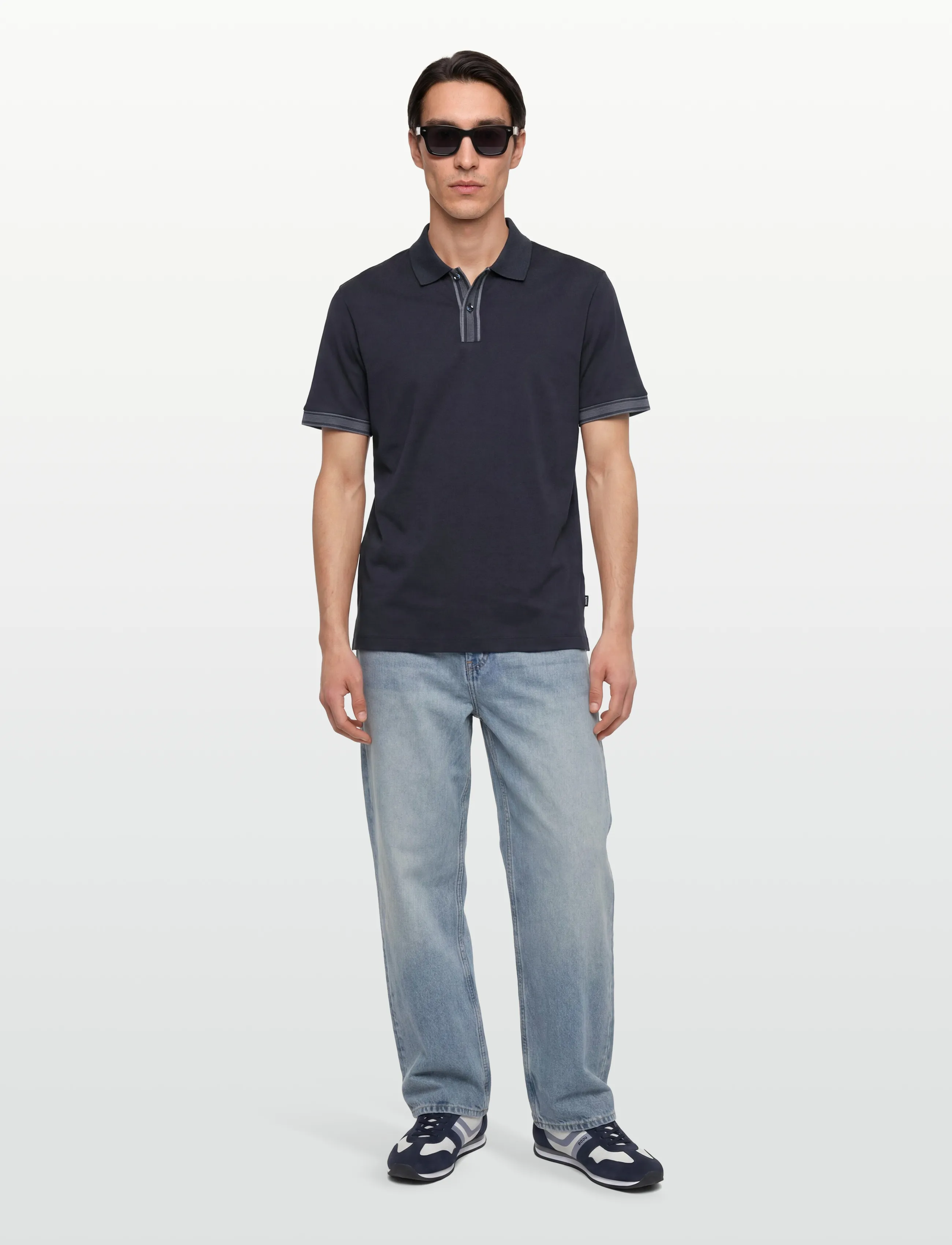 BOSS H-Parlay 238 - Poloer - DARK BLUE / navy