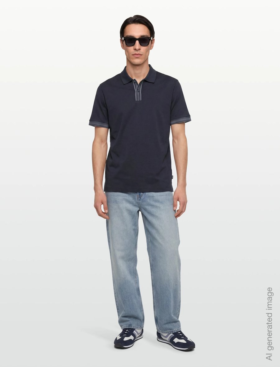 BOSS - H-Parlay 238 - kurzärmelig - dark blue - 0