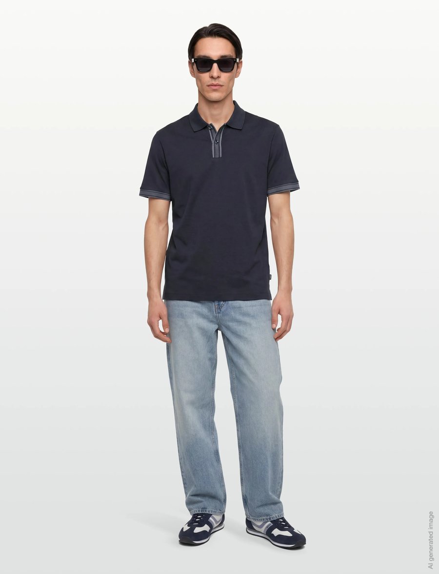 BOSS - H-Parlay 238 - kurzärmelig - dark blue - 0