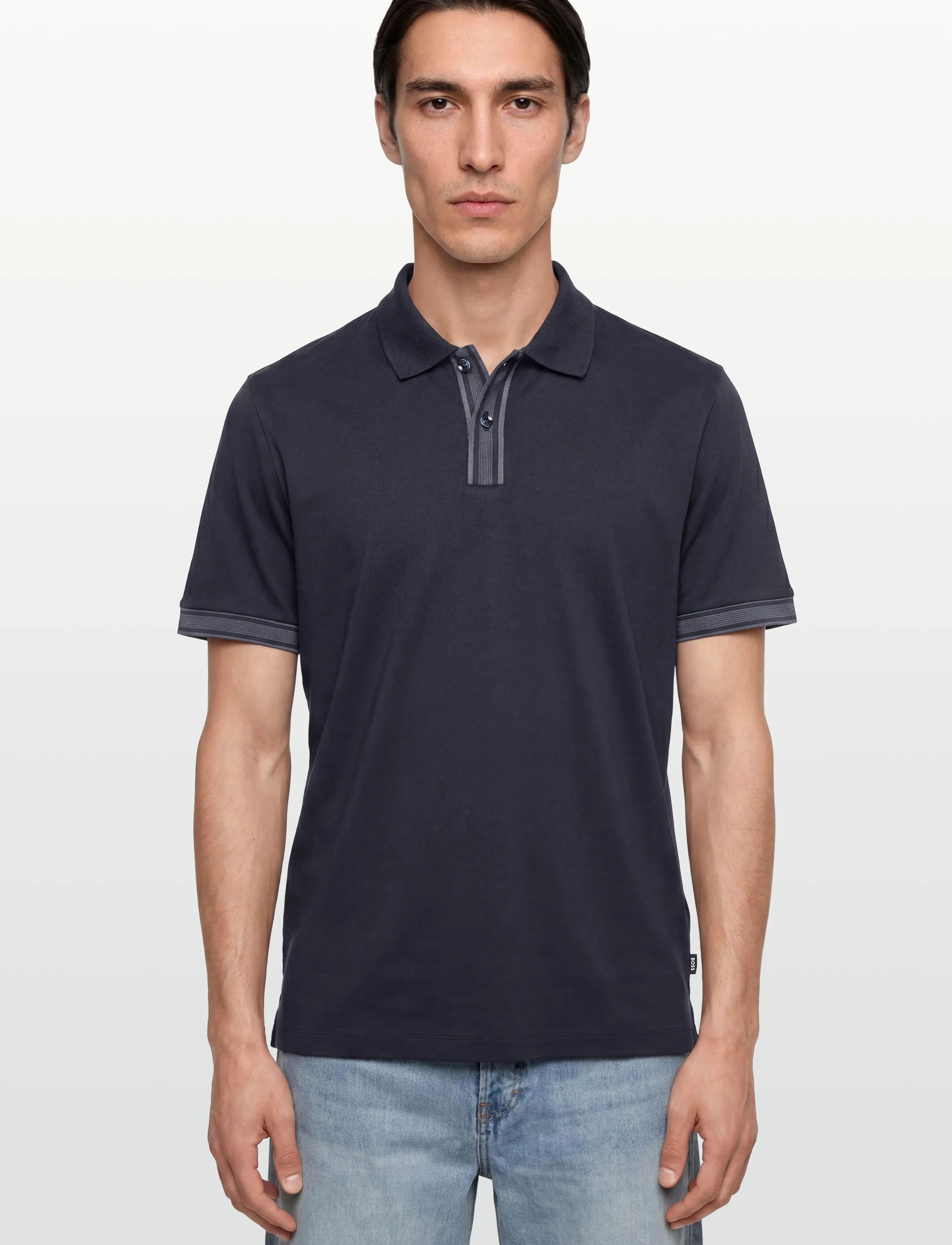 BOSS - H-Parlay 238 - kortærmede poloer - dark blue - 3