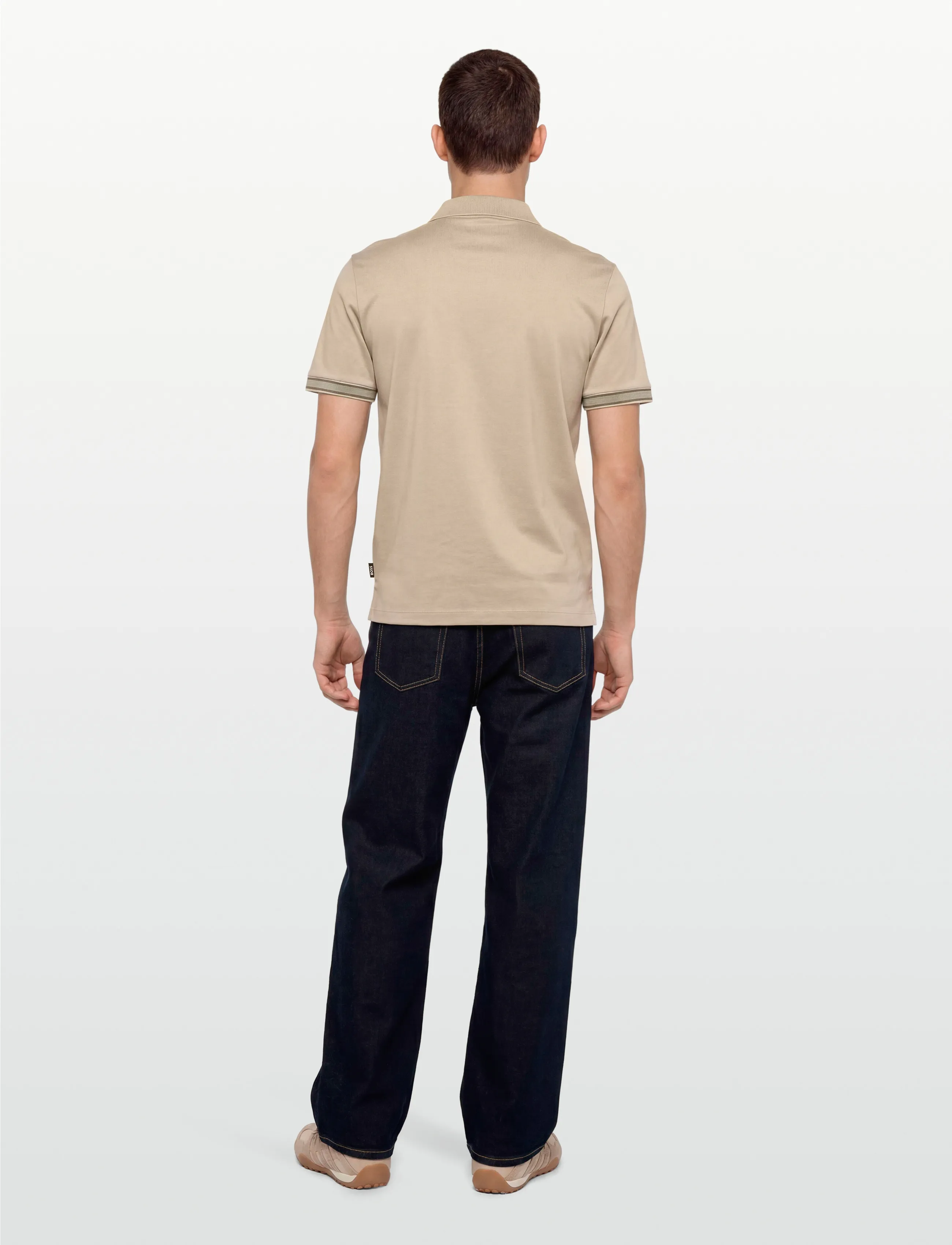 BOSS - H-Parlay 238 - kortærmede poloer - open beige - 4