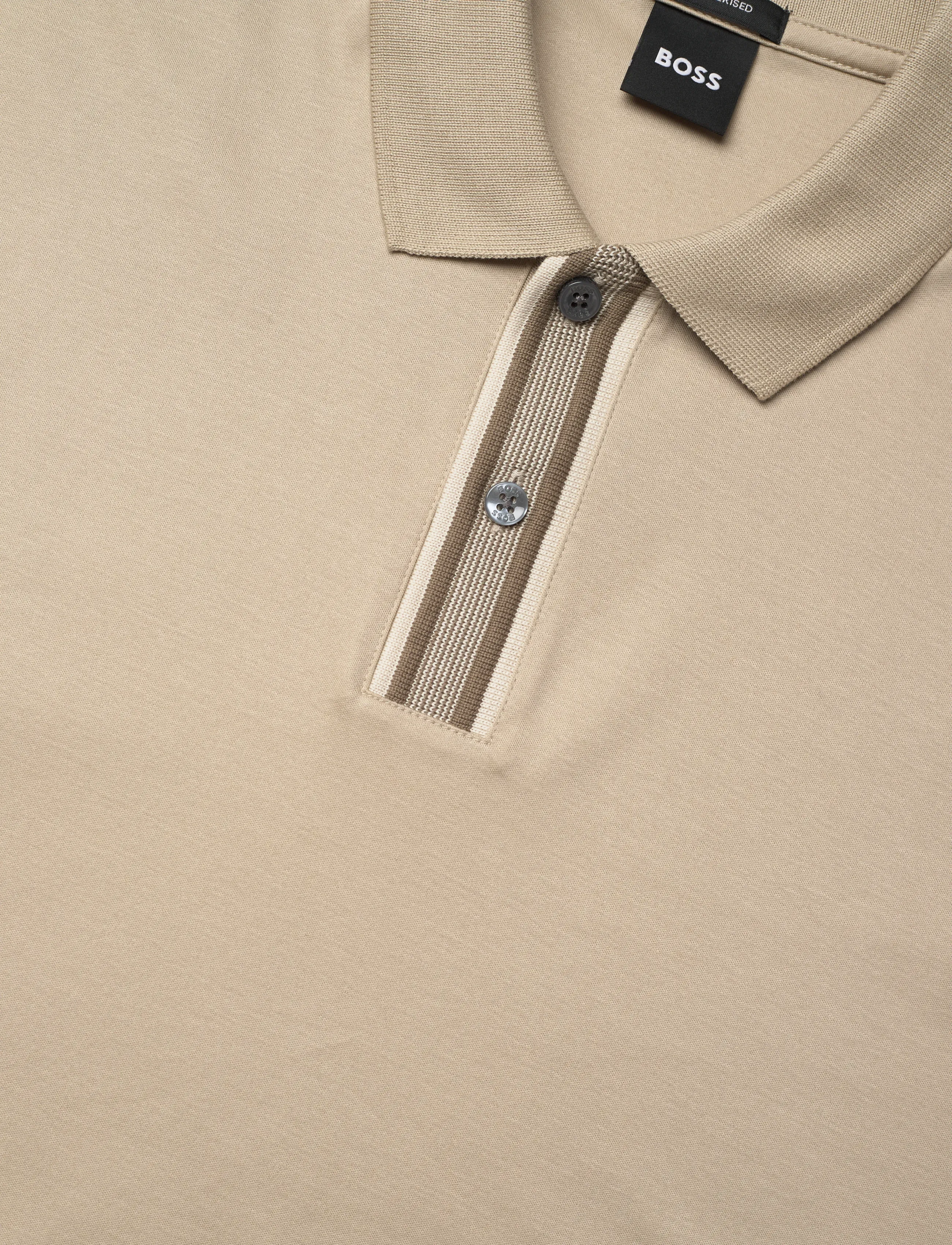 BOSS - H-Parlay 238 - kortærmede poloer - open beige - 5
