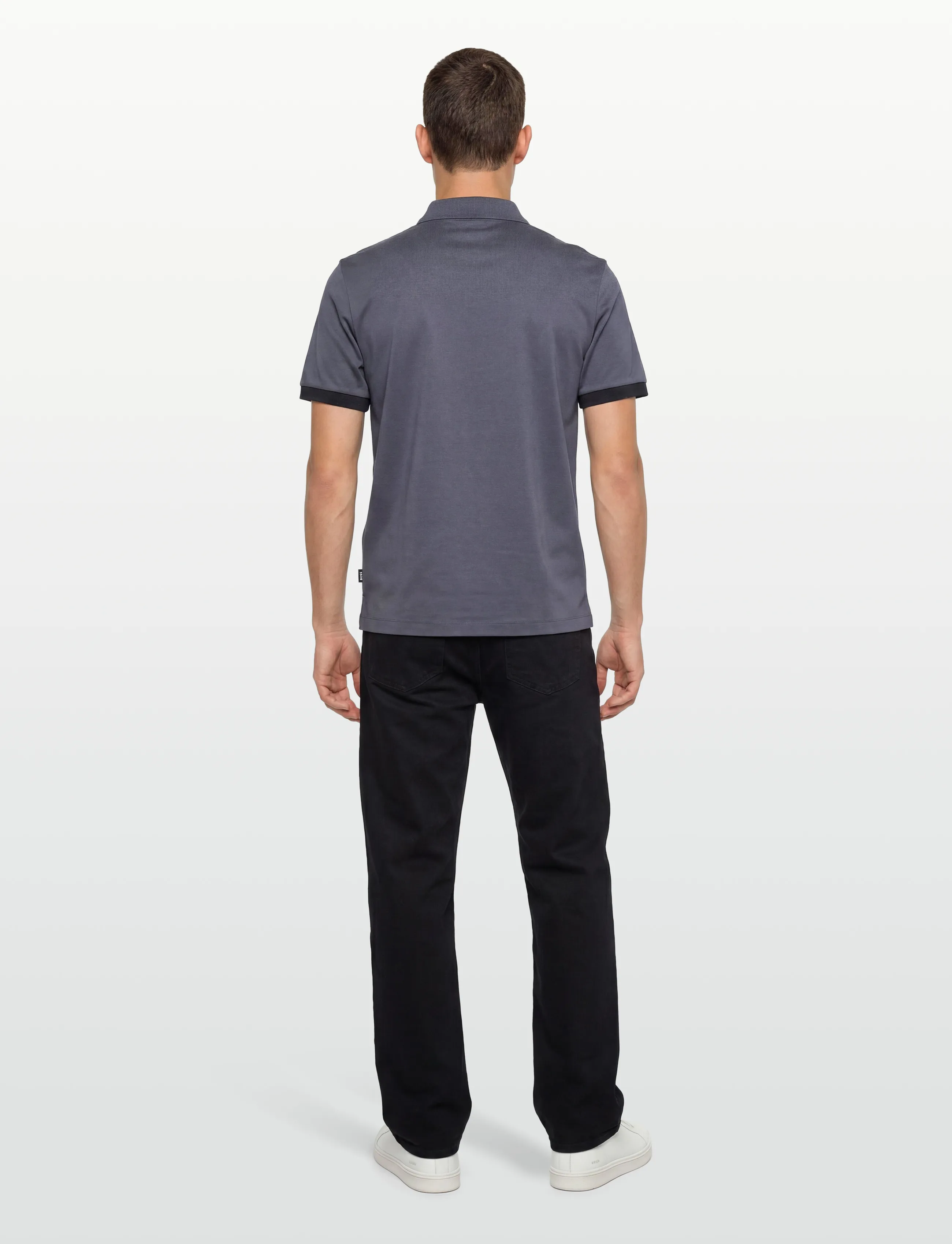 BOSS - H-Parlay 238 - kortärmade pikéer - open blue - 4