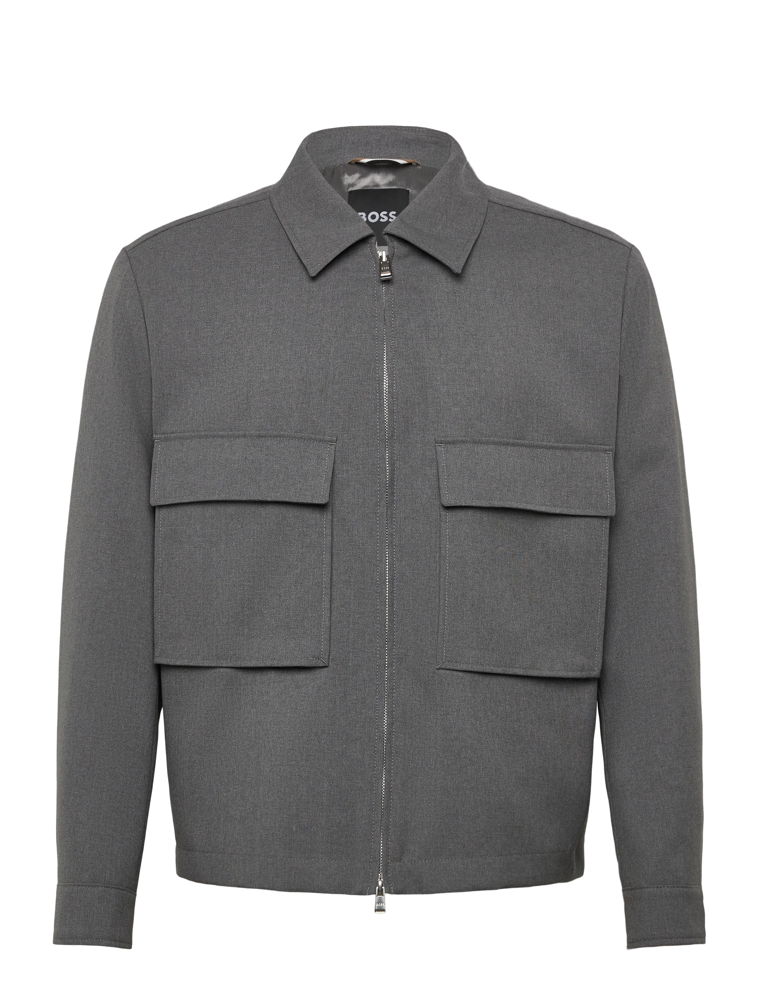 BOSS C-Carper-Os-2Pp-261, 48, Grey, Jakker > Uldjakker, Herre