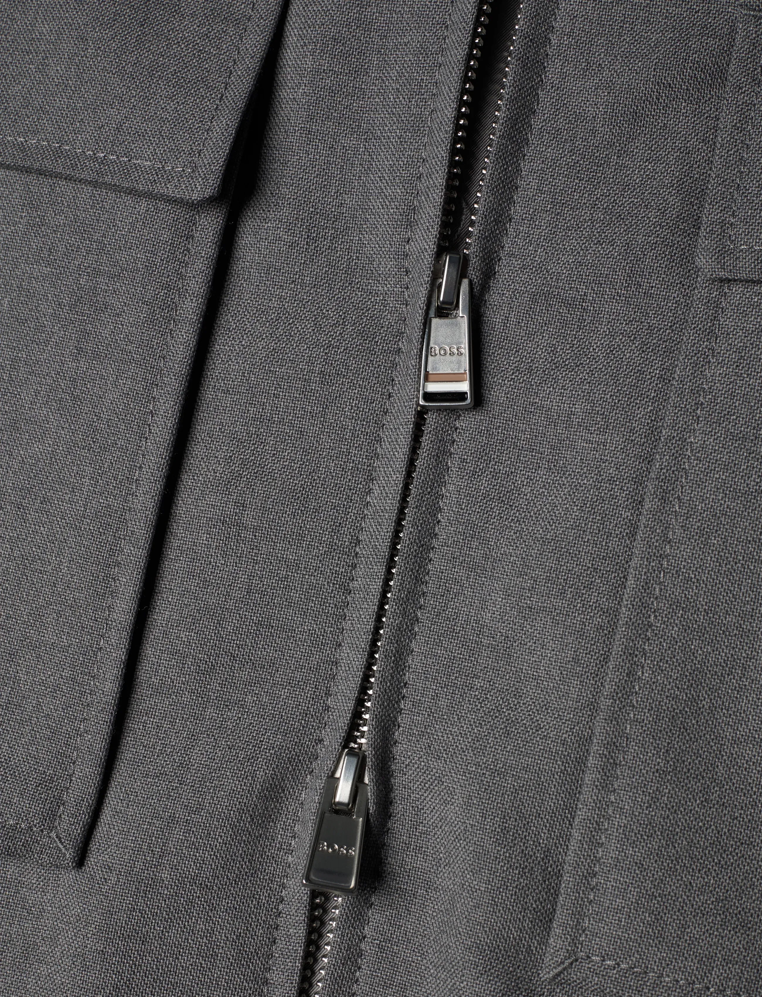 BOSS - C-Carper-OS-2PP-261 - wolljacken - silver - 3
