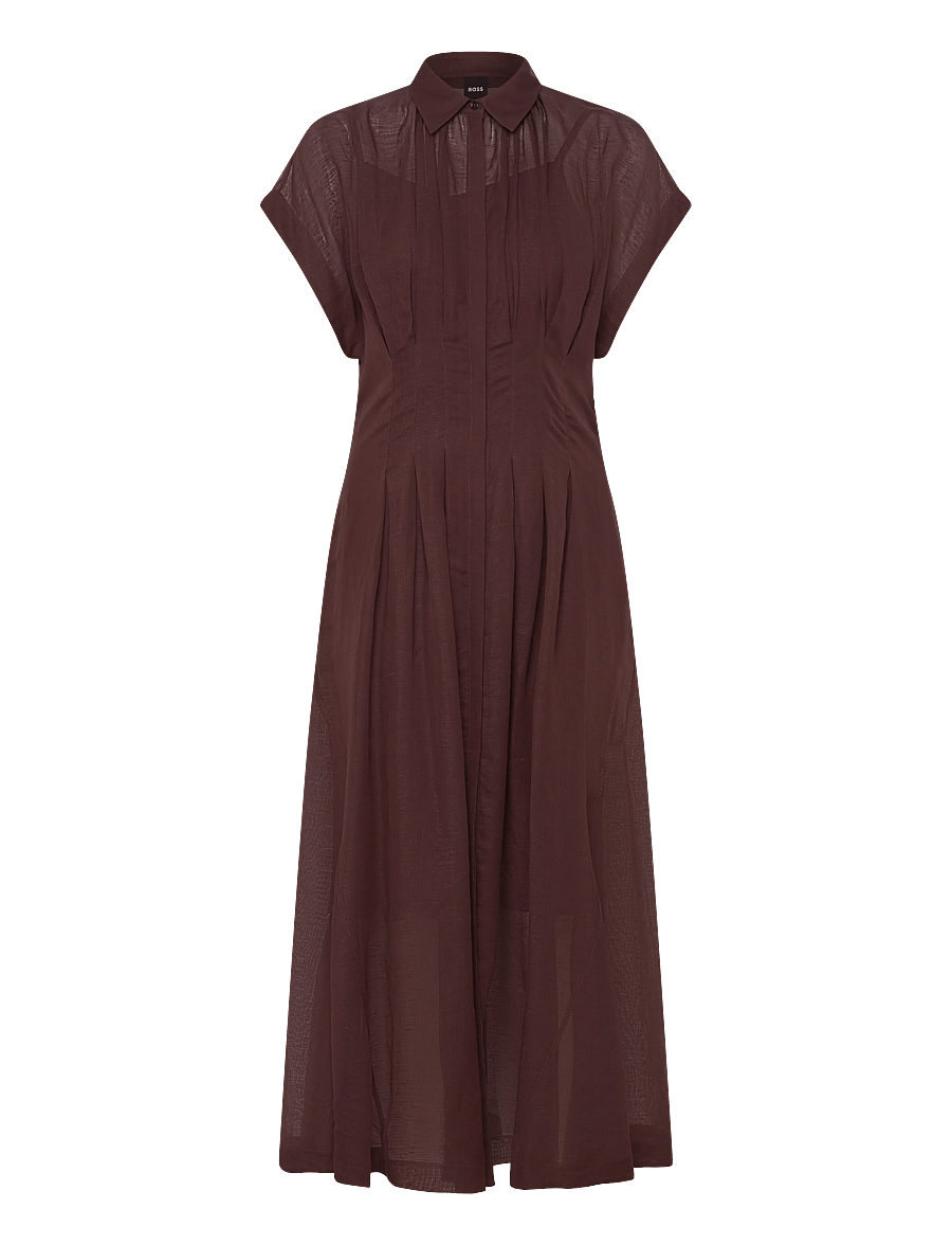 BOSS - Davinata - hemdkleider - dark brown - 0