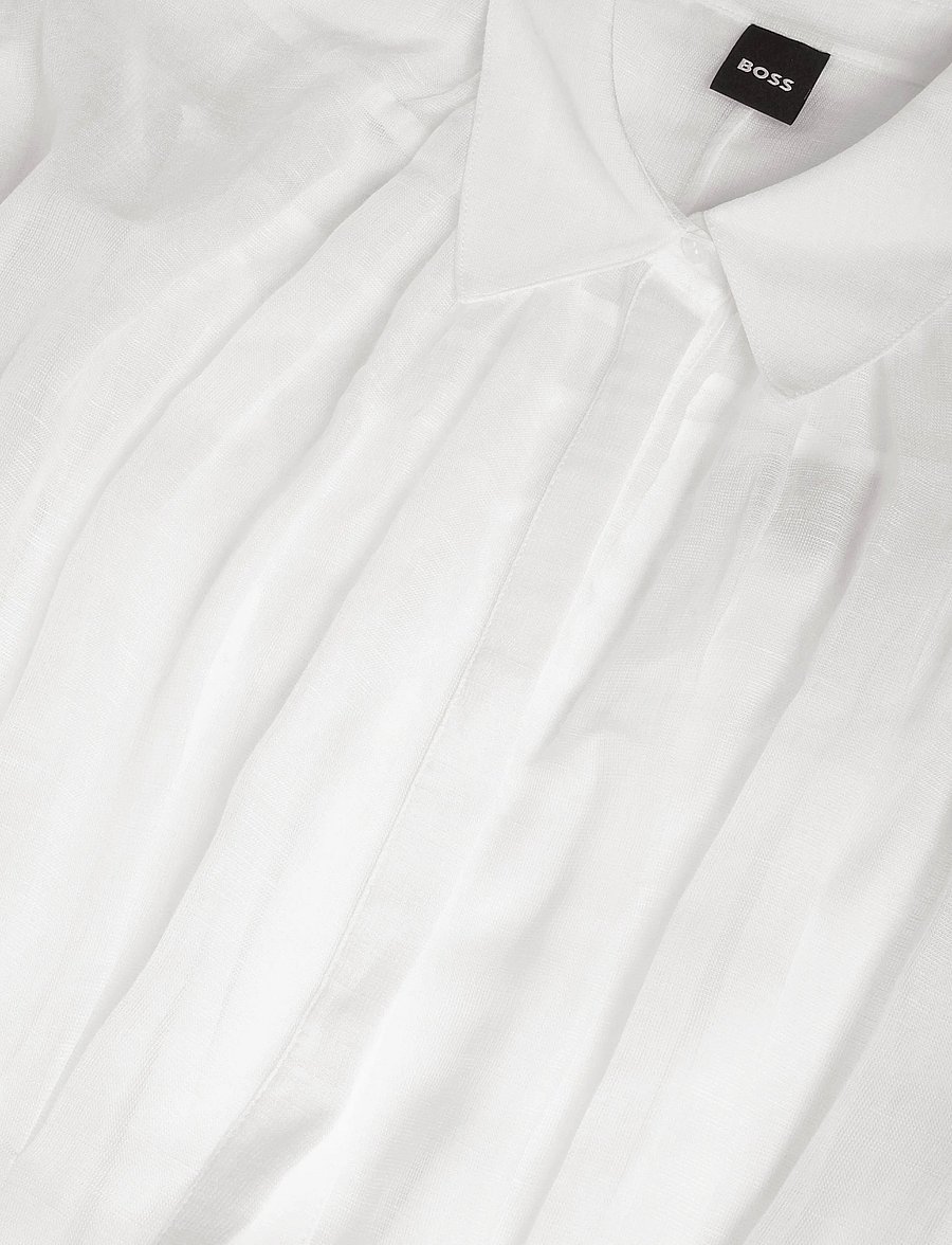 BOSS - Davinata - shirt dresses - white - 3
