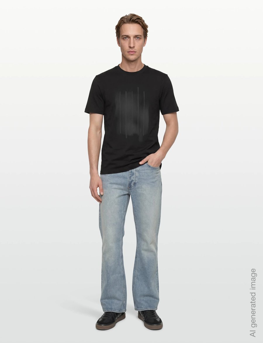 BOSS - C-Thompson 239 - kurzärmelige t-shirts - black - 0