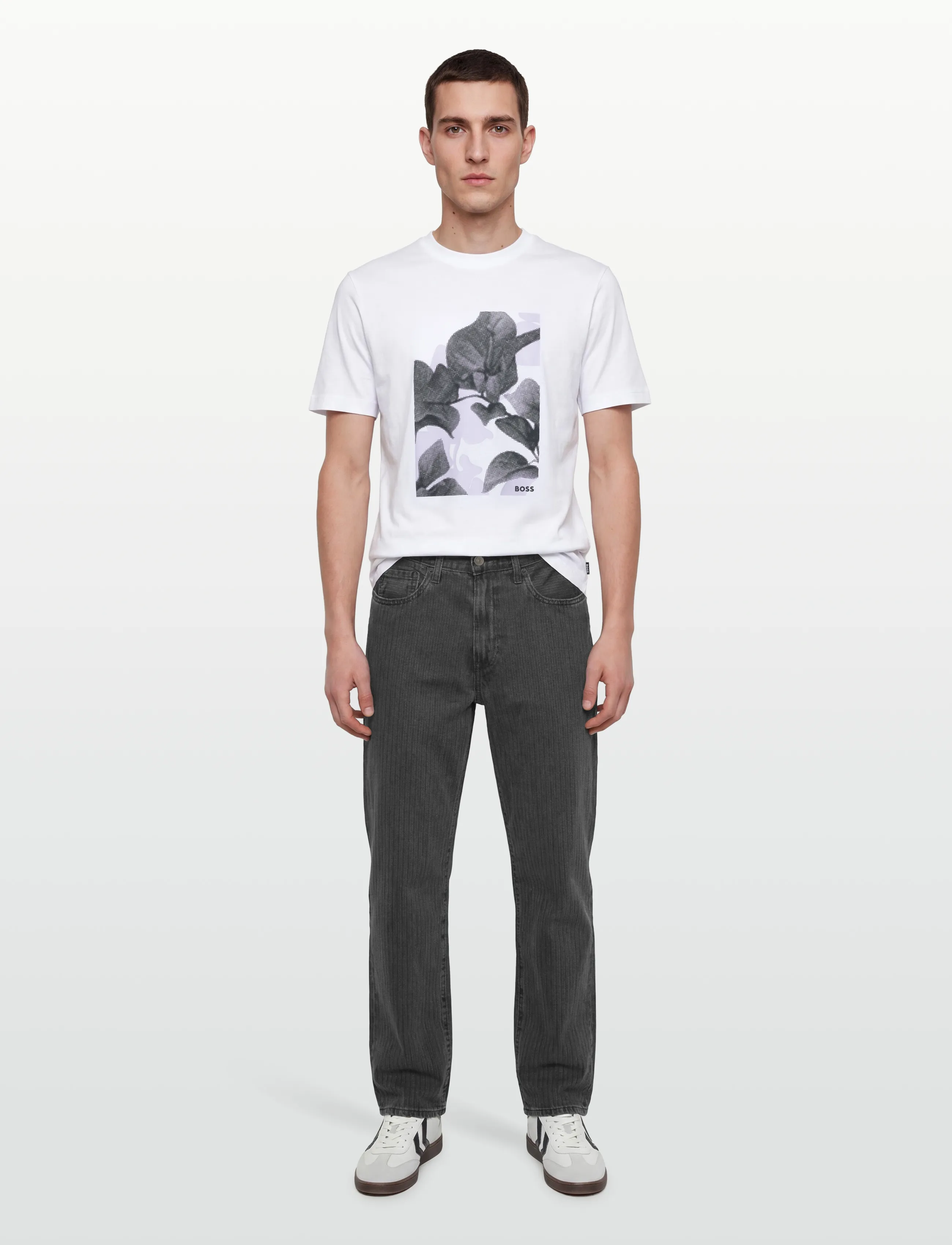 BOSS C-Thompson 239, XXL, White, T-Shirts > Kortærmede, Herre