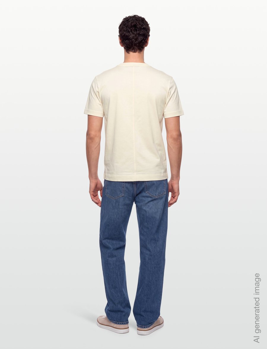 BOSS - C-Taut 249_AM - t-krekli ar īsām piedurknēm - open white - 4