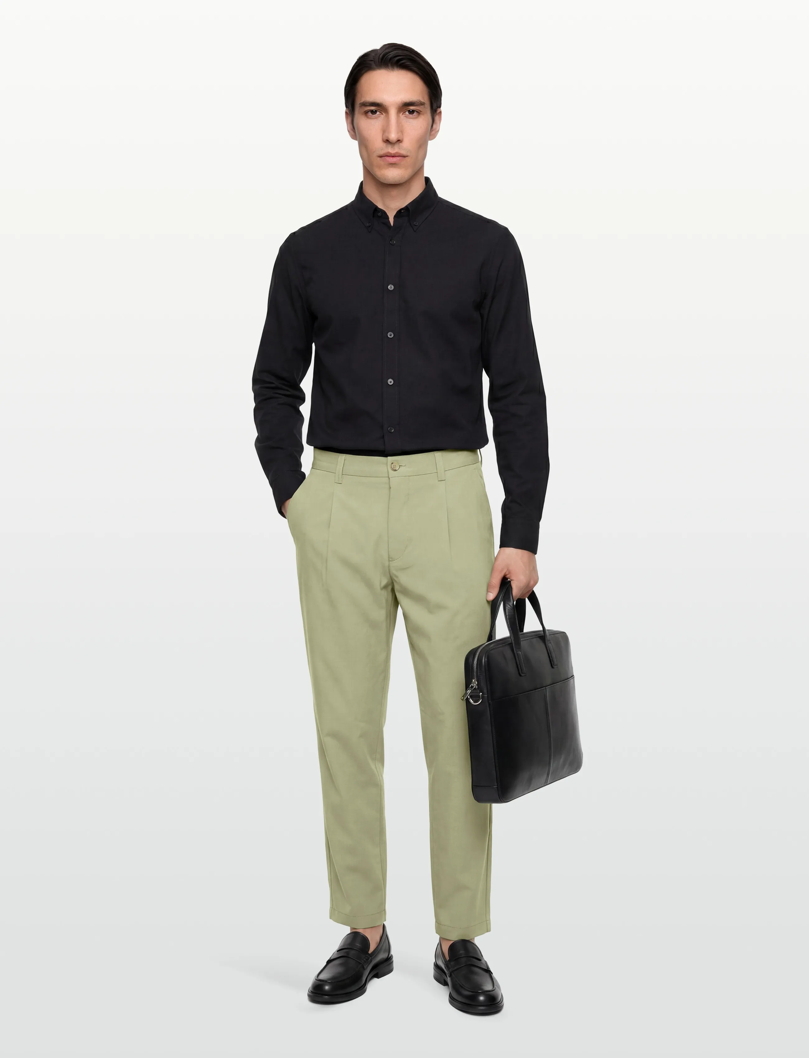BOSS C-Kerin-PL - Trousers - DARK BEIGE / beige