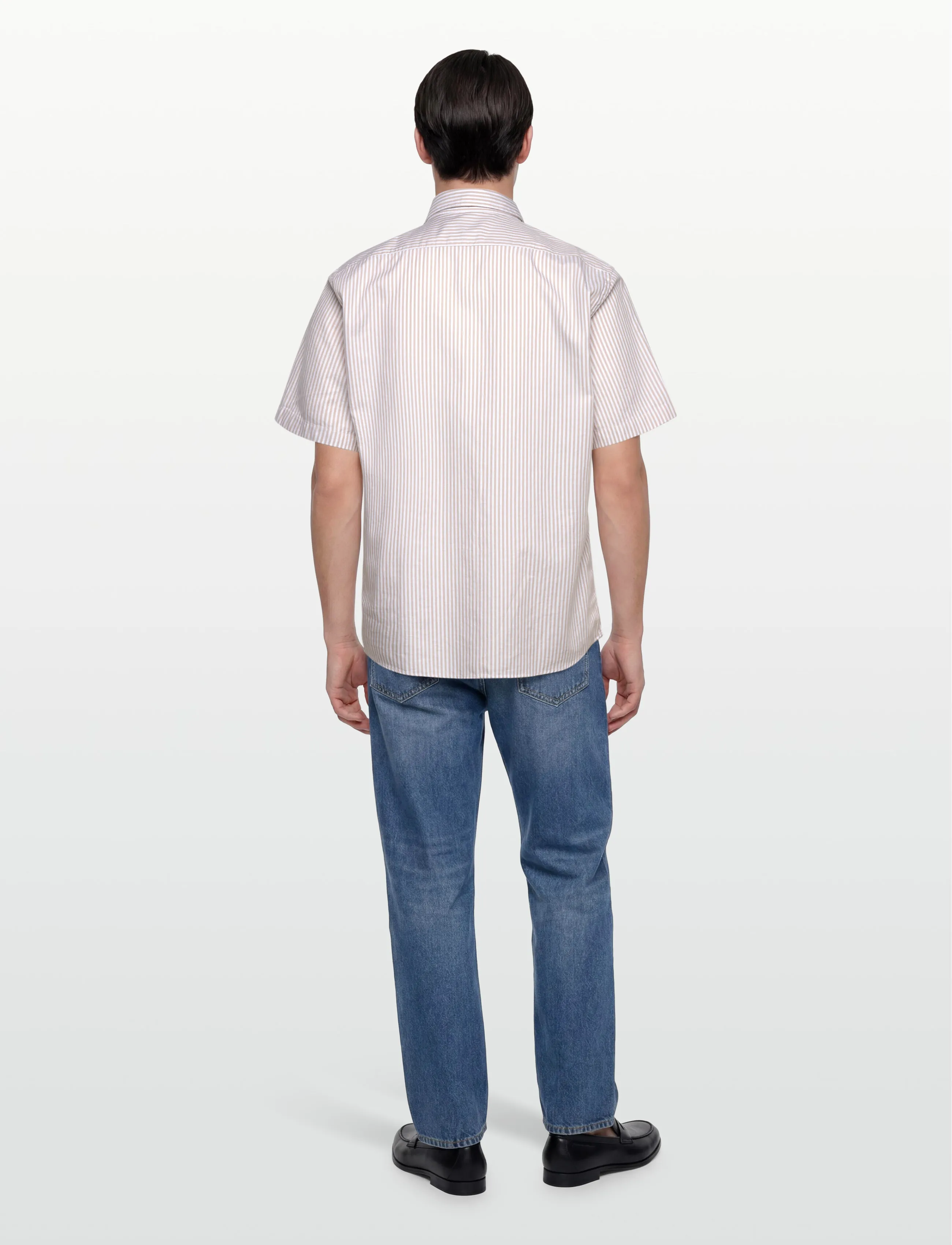 BOSS - H-LIAM-BD-SH-E-C-262 - randiga skjortor - open beige - 4