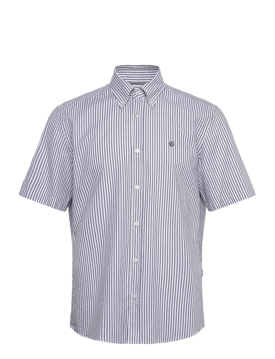 BOSS - H-LIAM-BD-SH-E-C-262 - randiga skjortor - open blue - 1