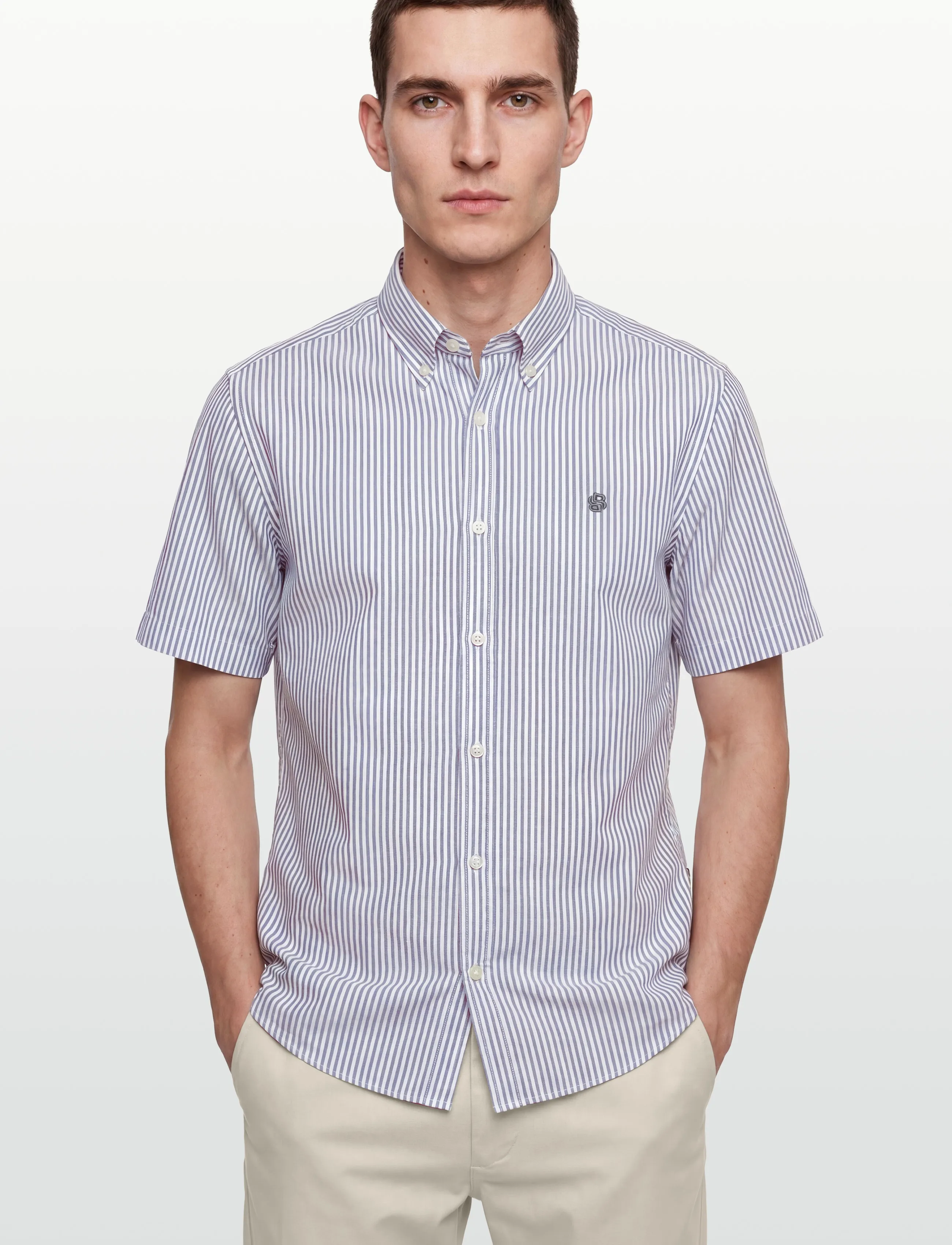 BOSS - H-LIAM-BD-SH-E-C-262 - gestreepte overhemden - open blue - 3