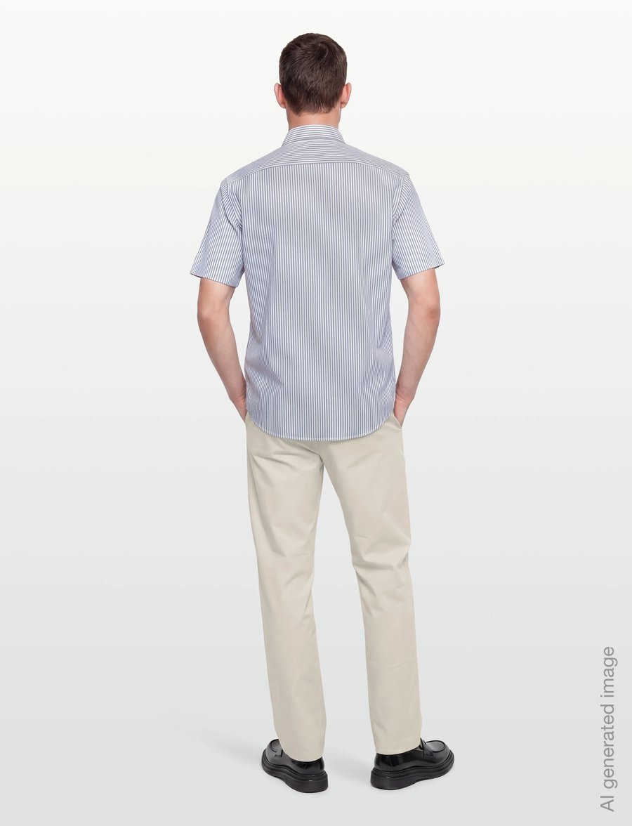 BOSS - H-LIAM-BD-SH-E-C-262 - randiga skjortor - open blue - 4