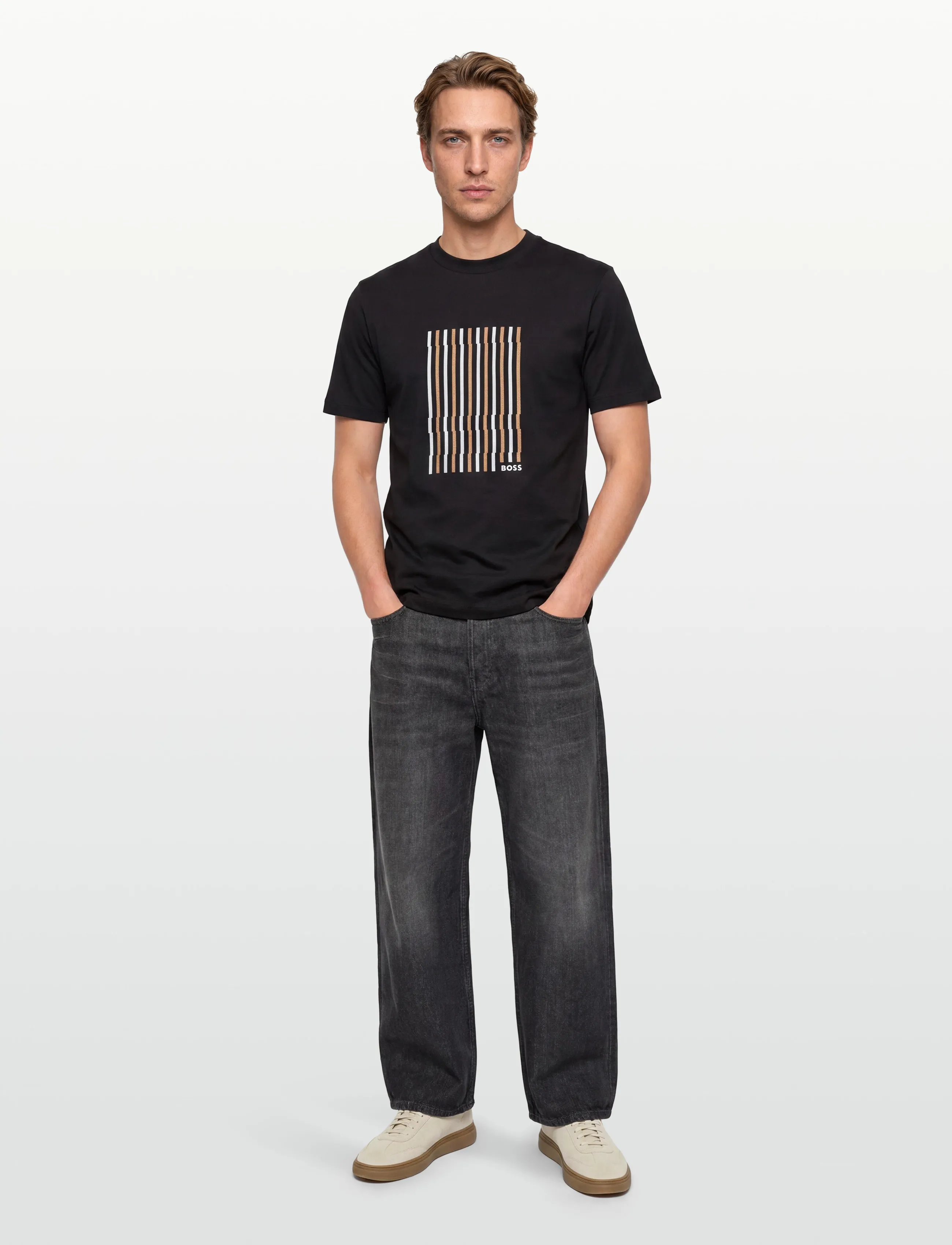 BOSS - C-Thompson 41 - kortærmede t-shirts - black - 0