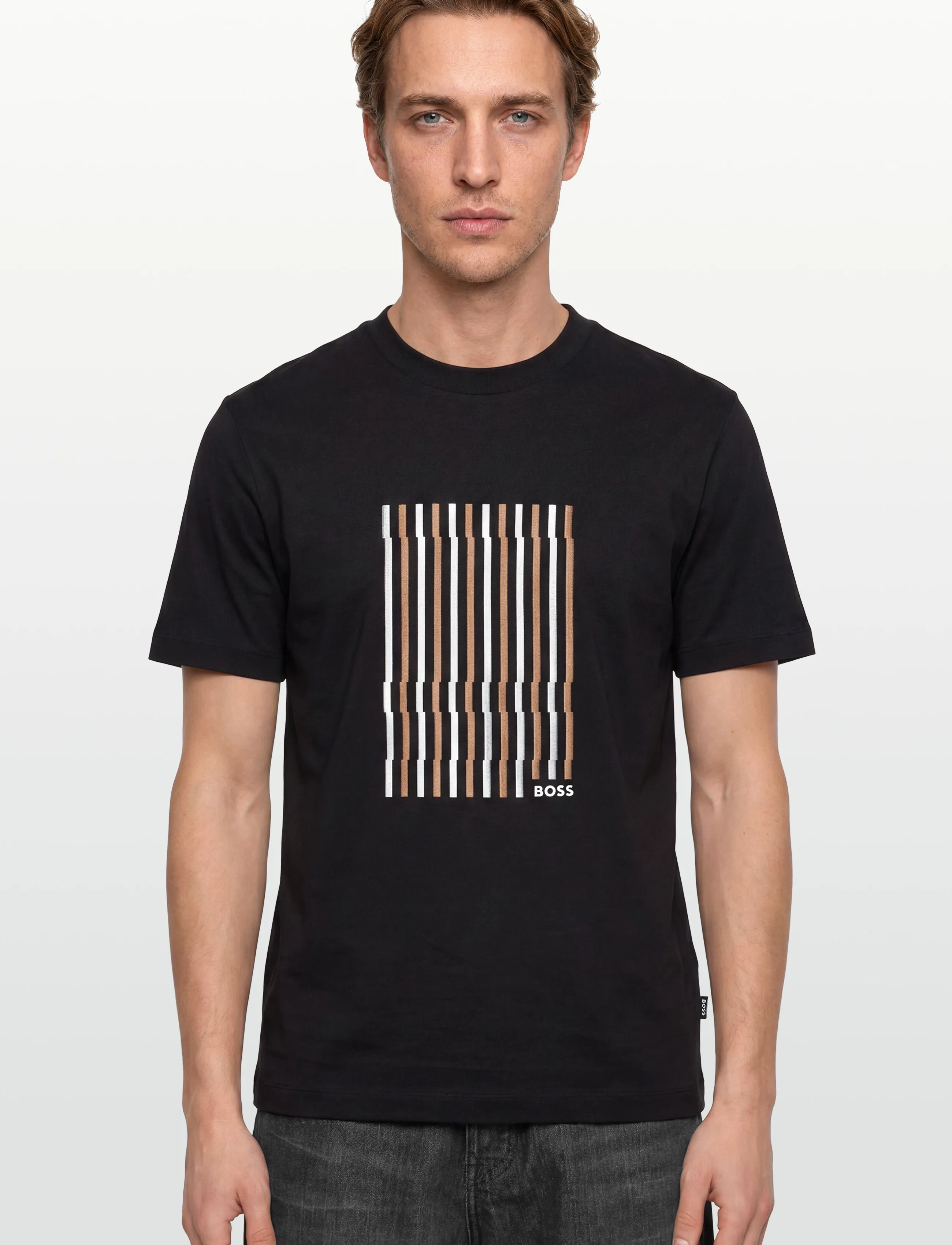 BOSS - C-Thompson 41 - kortærmede t-shirts - black - 3