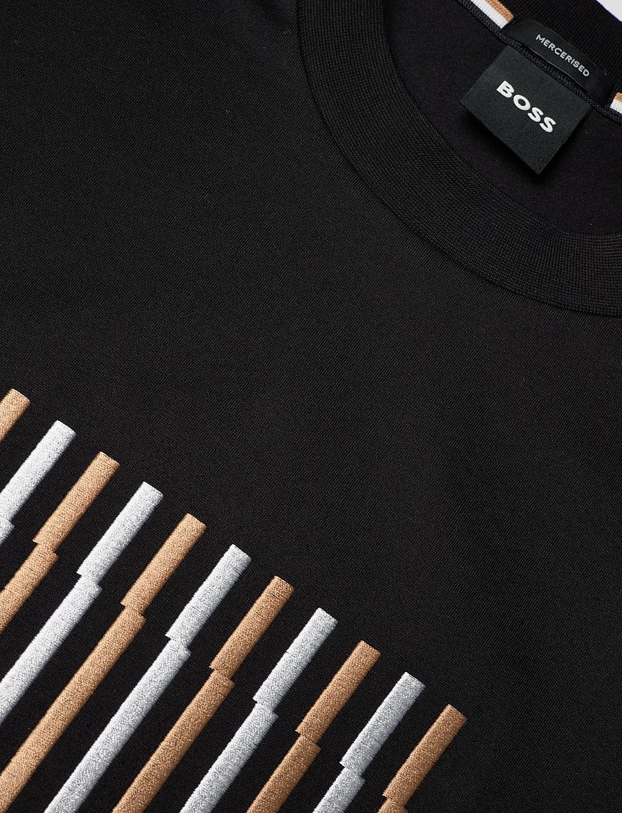 BOSS - C-Thompson 41 - kurzärmelige t-shirts - black - 5
