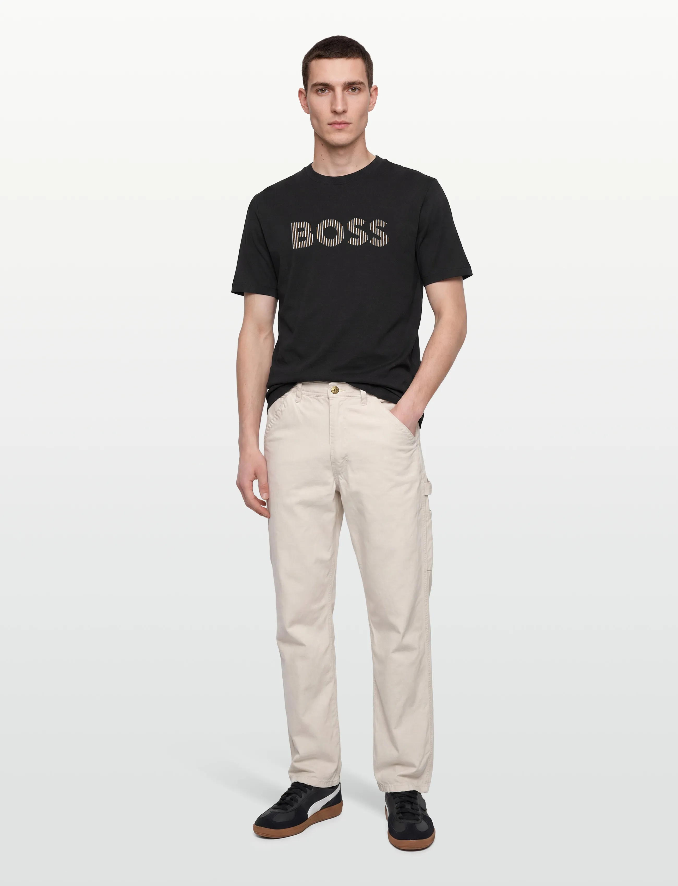BOSS C-Thompson 41 - T-särgid - BLACK / black