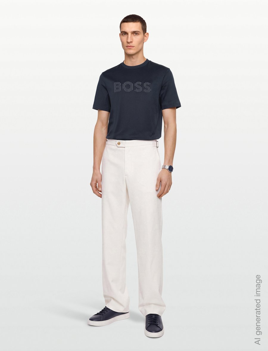 BOSS - C-Thompson 41 - kortärmade t-shirts - dark blue - 0