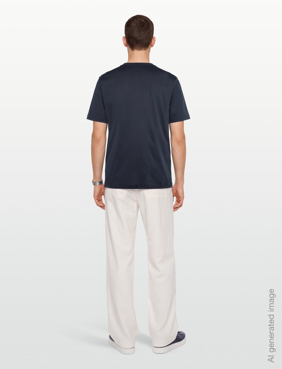 BOSS - C-Thompson 41 - kortärmade t-shirts - dark blue - 4