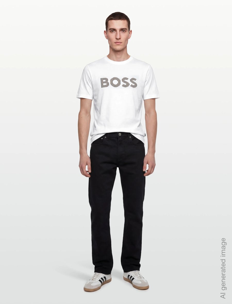 BOSS - C-Thompson 41 - lühikeste varrukatega t-särgid - natural - 0