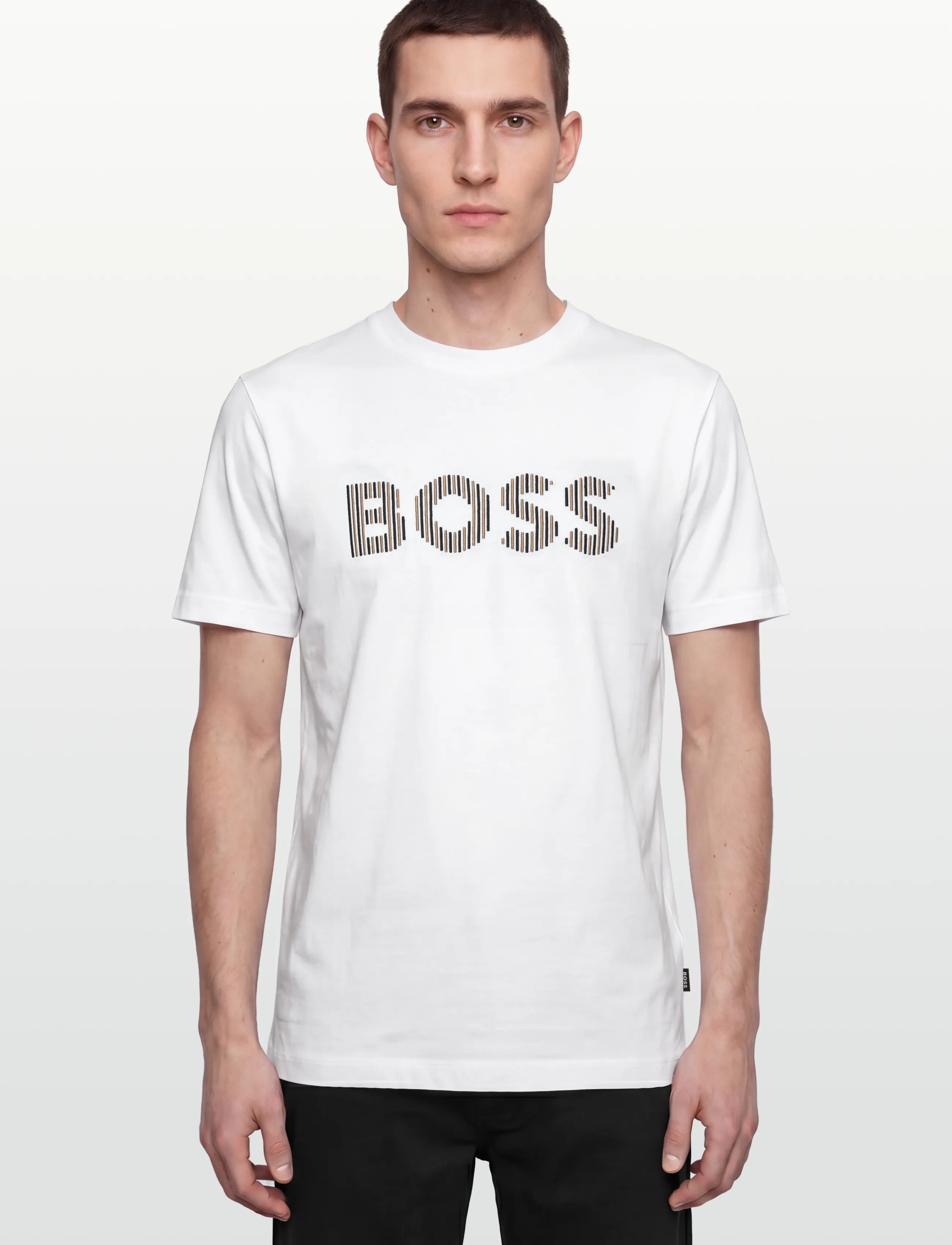 BOSS - C-Thompson 41 - korte mouwen - natural - 3