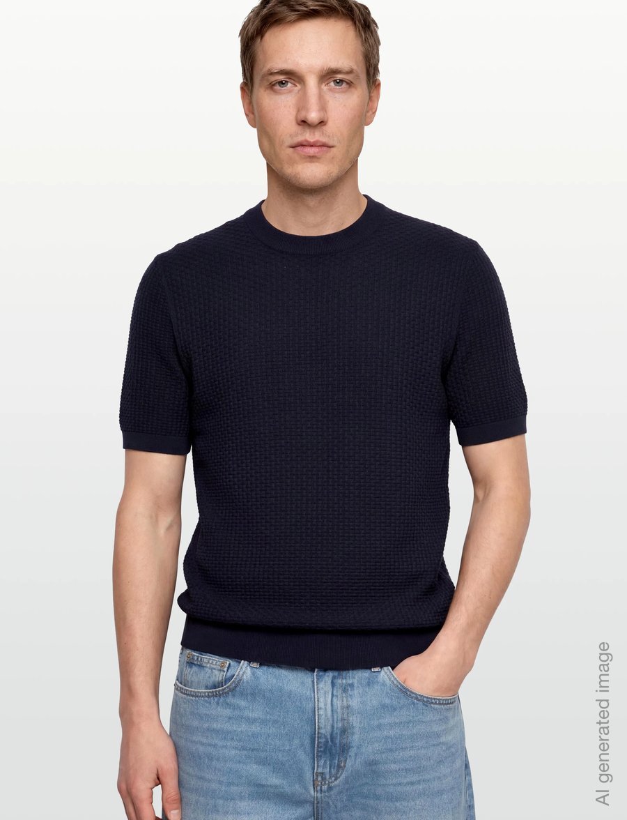 BOSS - H-Nilton - lühikeste varrukatega t-särgid - dark blue - 3